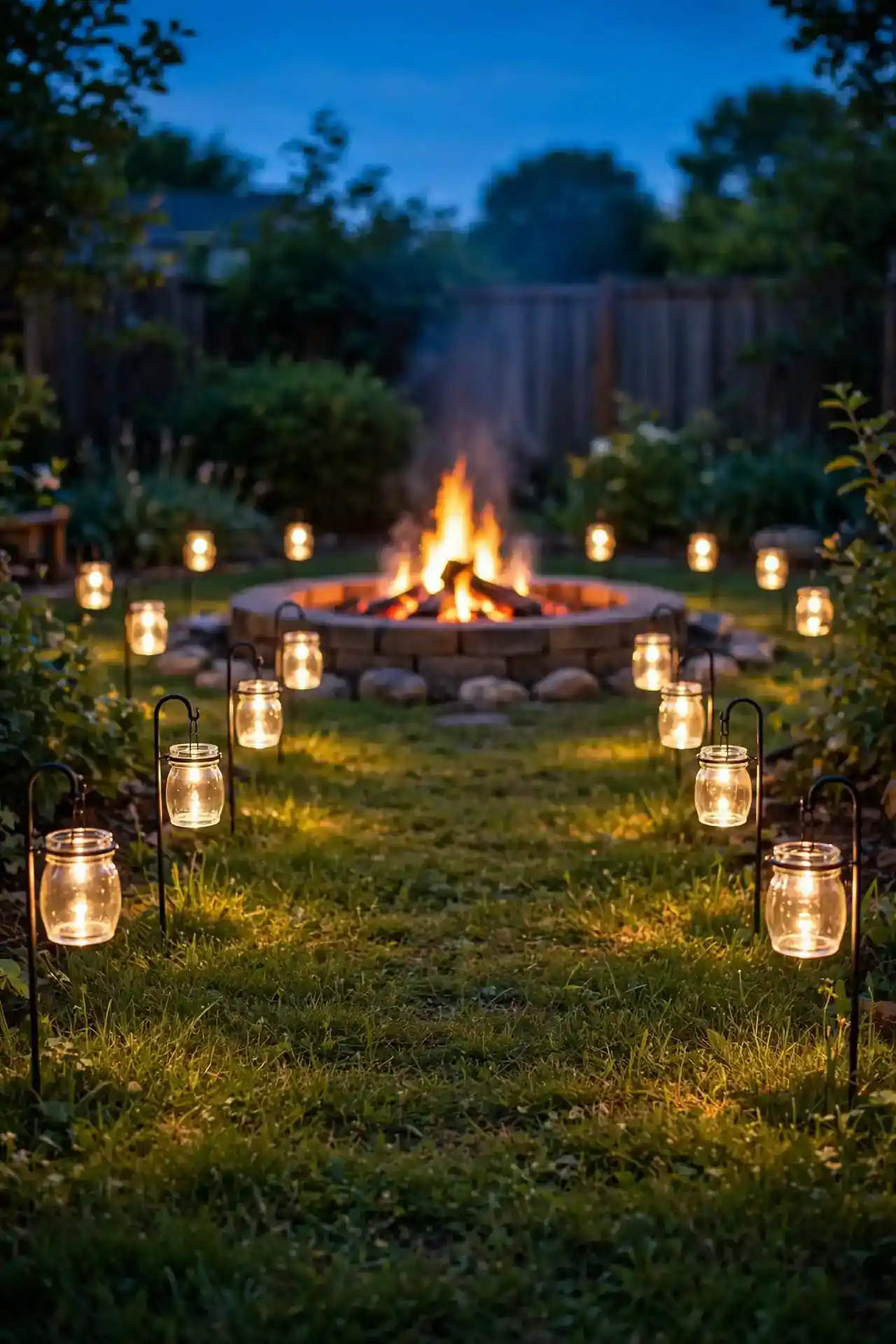Solar Lantern Path
