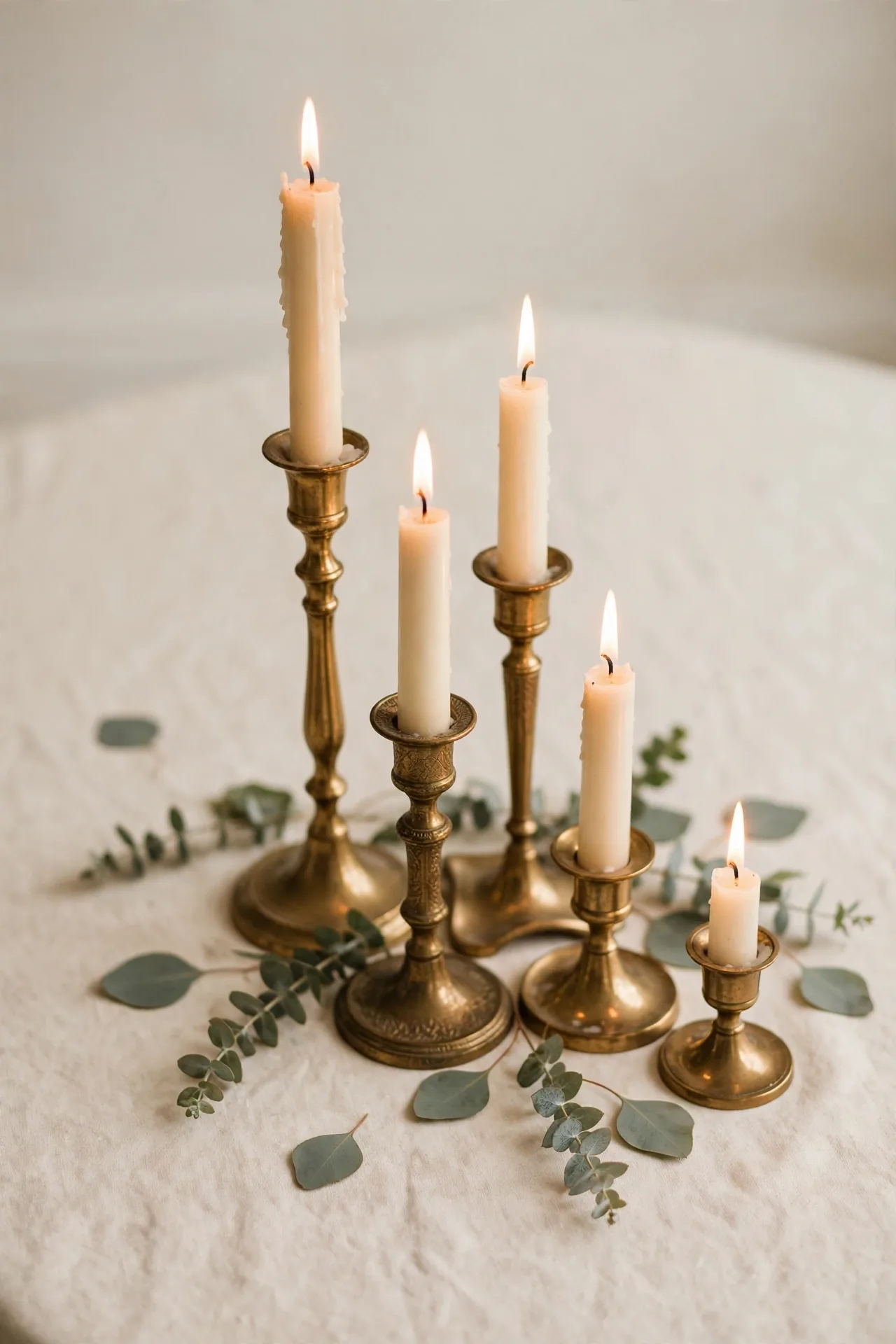 Brass Candlestick Clusters
