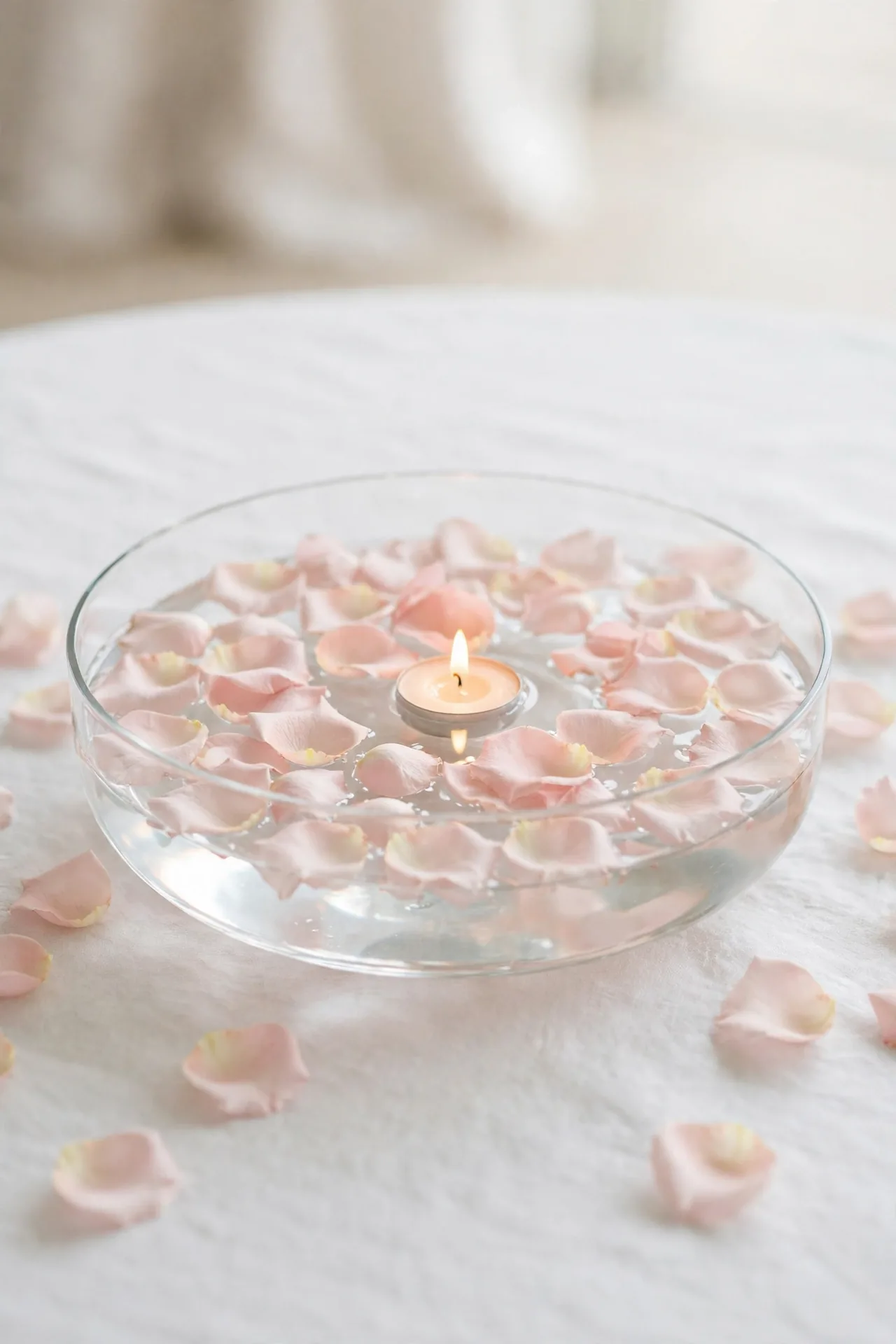 Floating Rose Petals