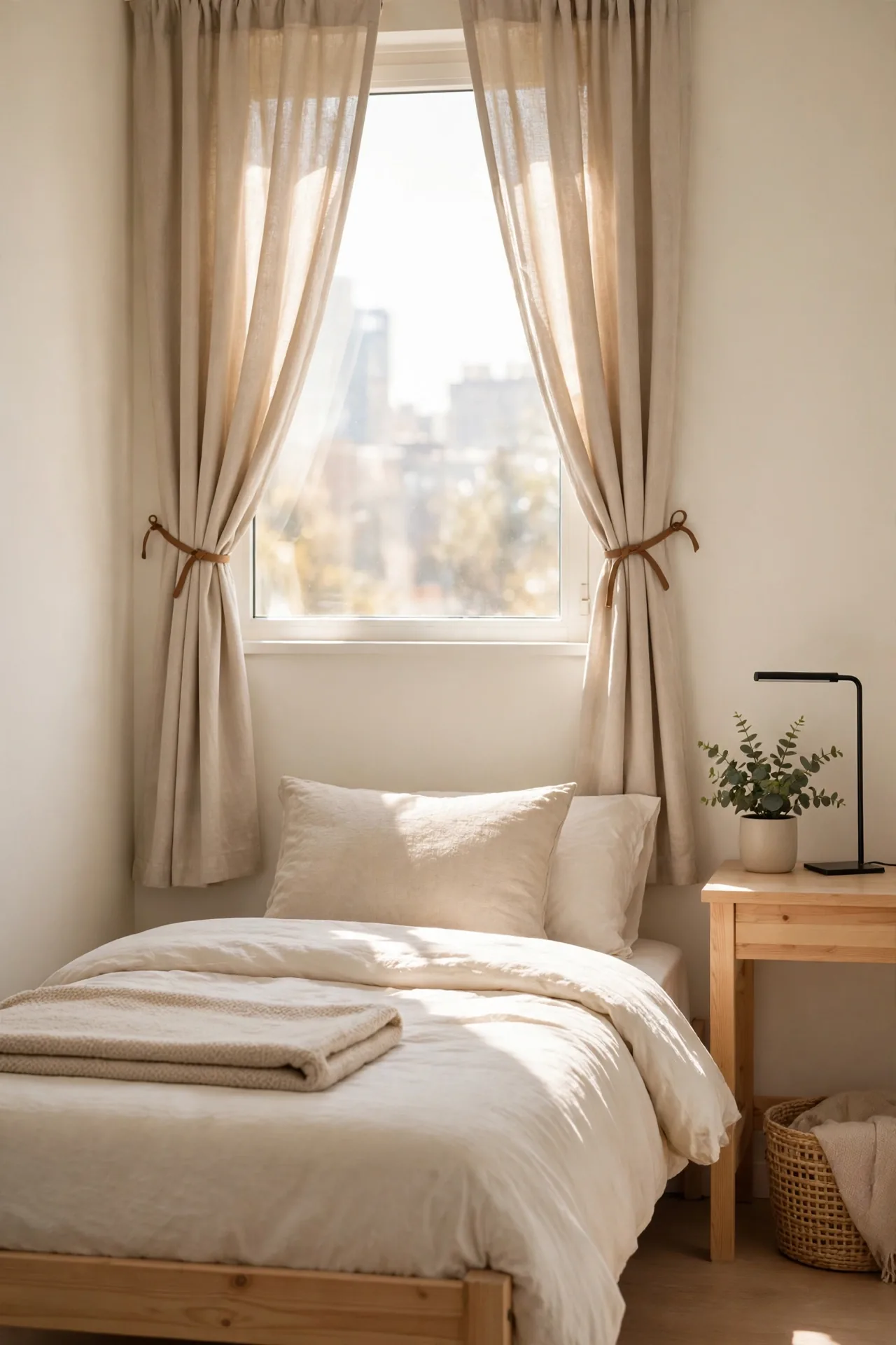 Neutral Curtain Tiebacks