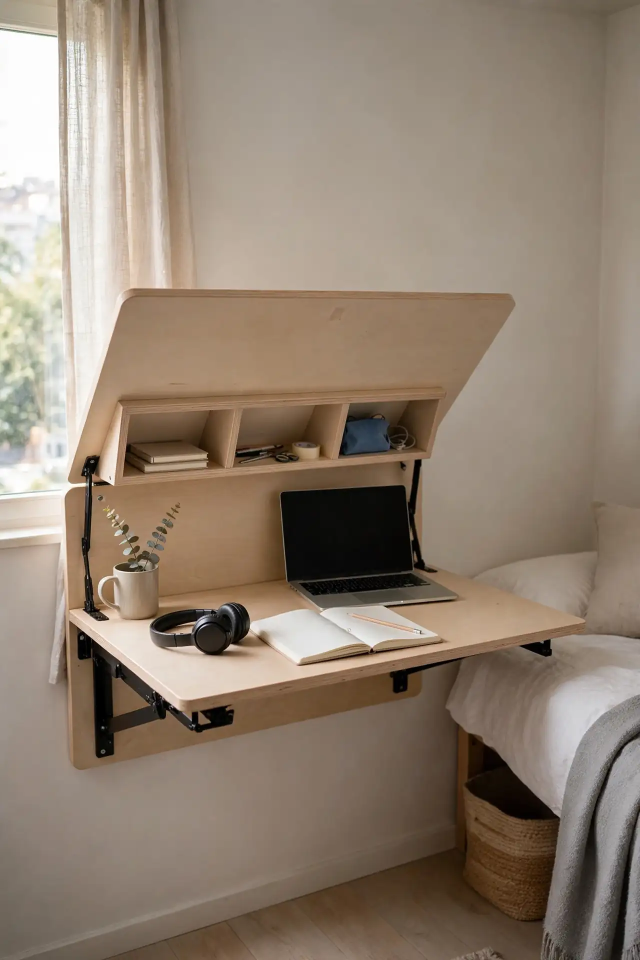 Fold-Down Desk