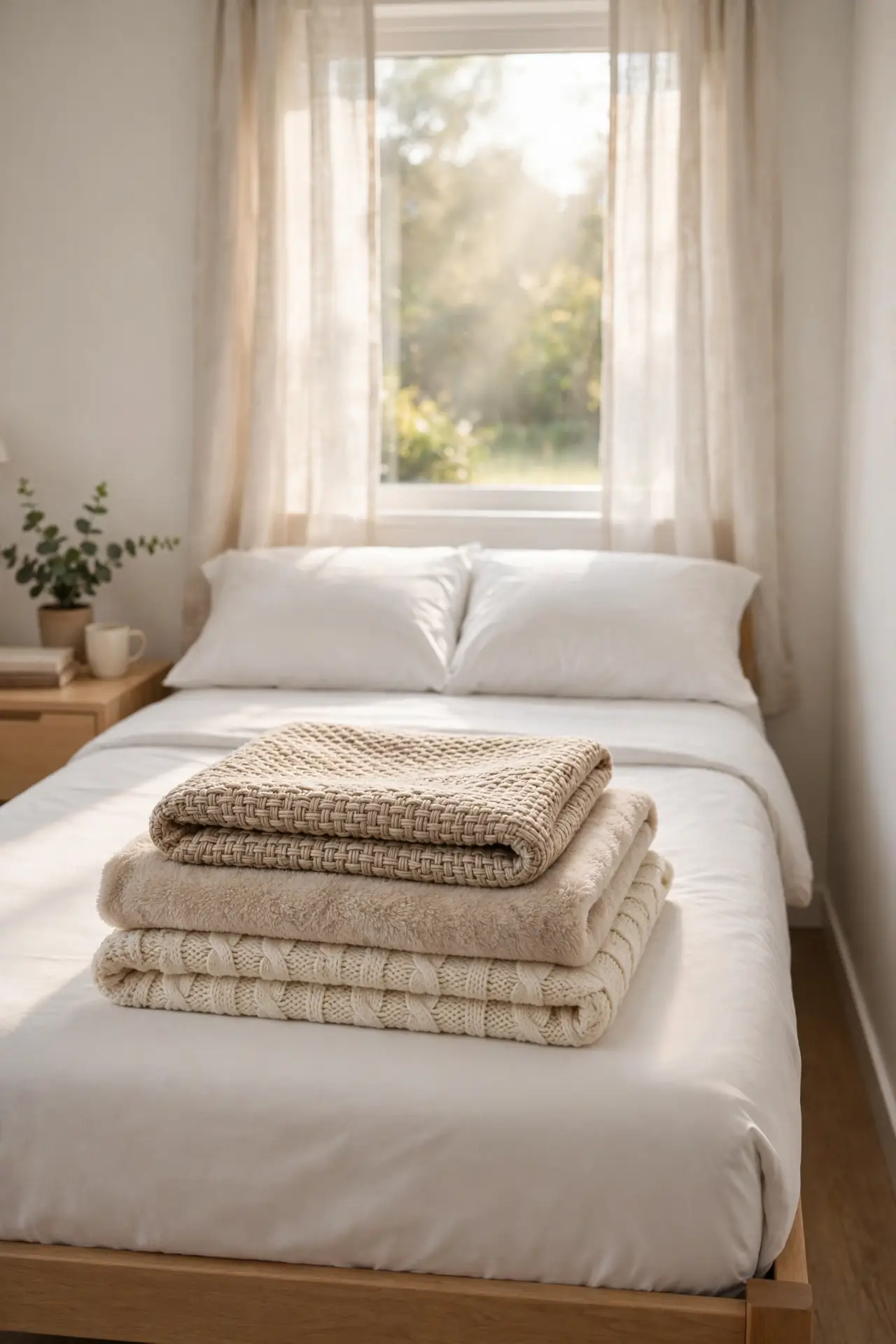 Layered Throw Blankets