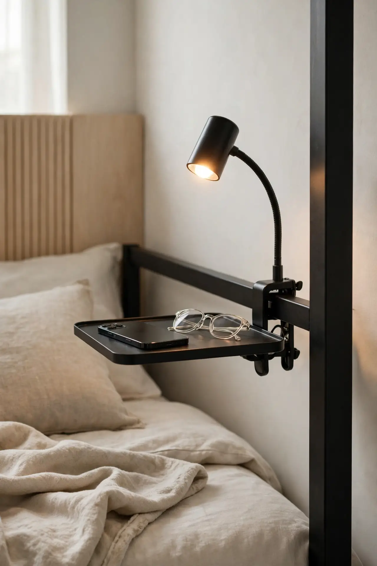 Clip-On Lamp Shelf
