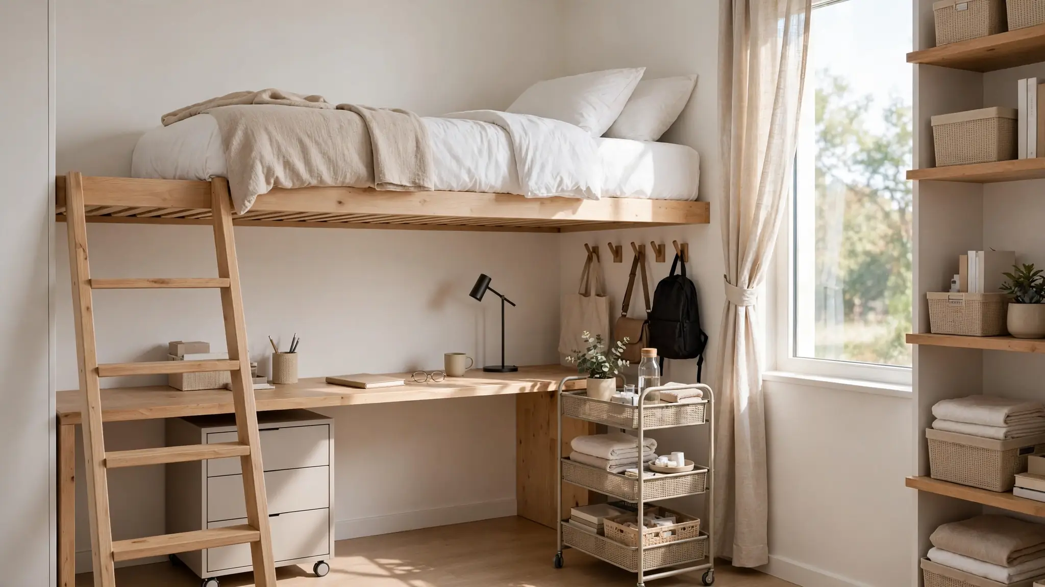 dorm room storage ideas