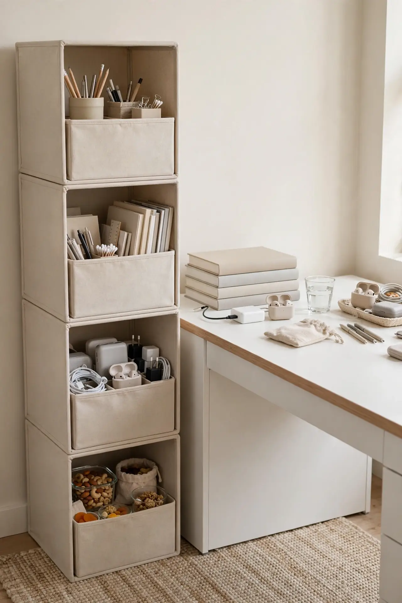 Stackable Cube Shelving