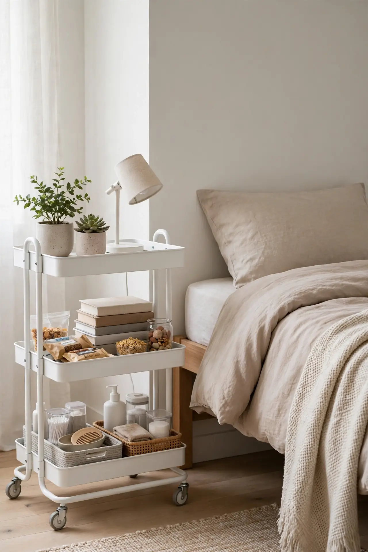 Tiered Rolling Cart