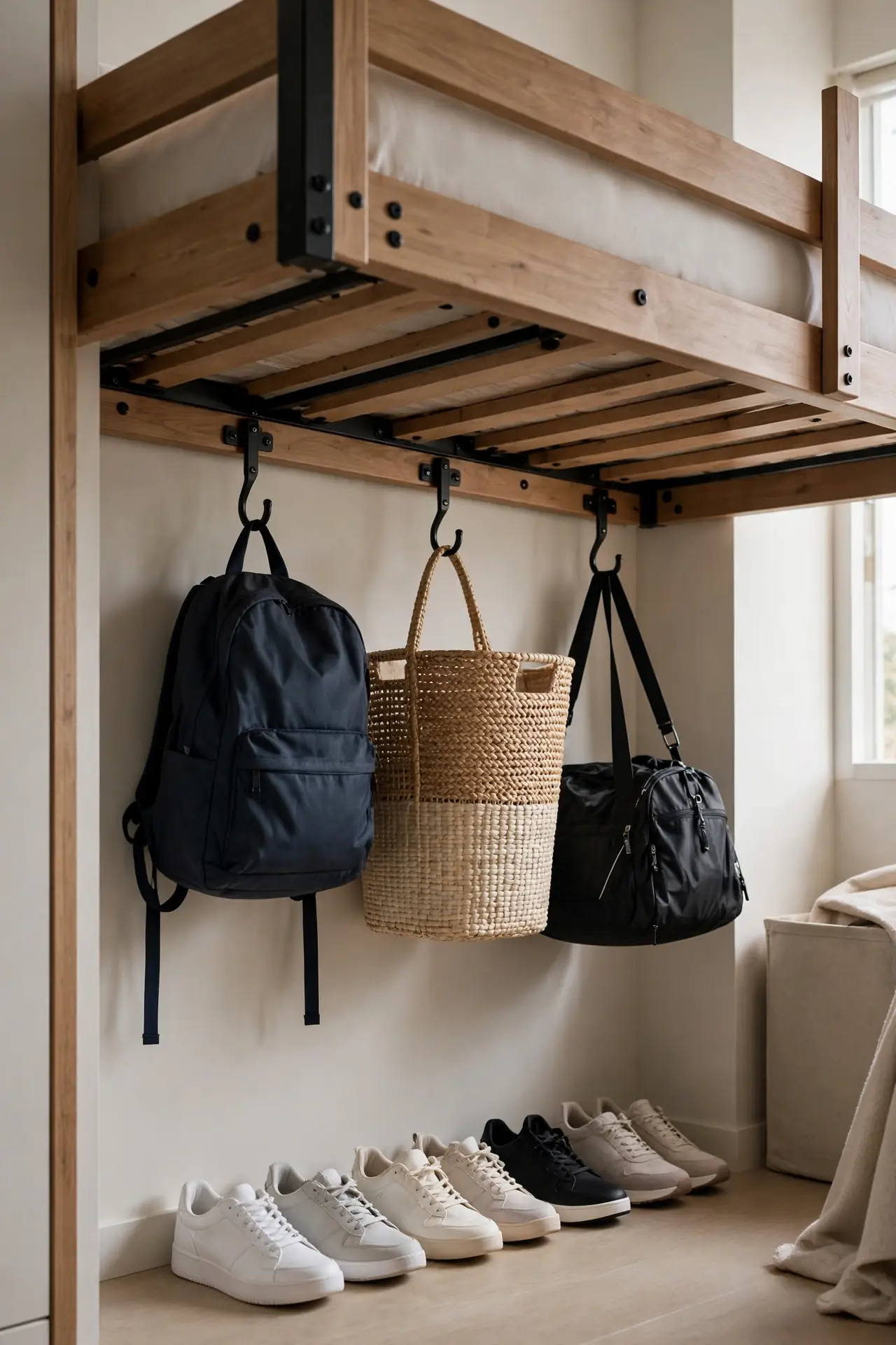 Under-Loft Hanging Hooks