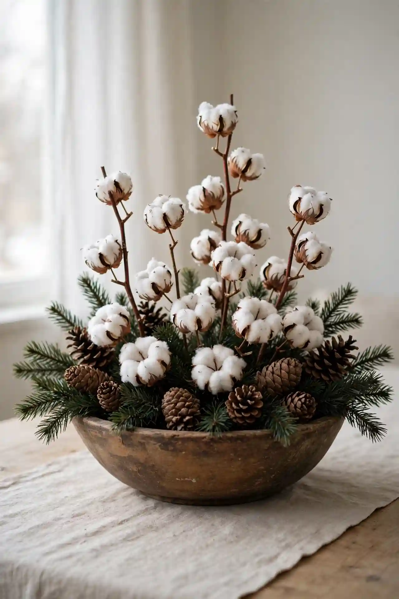 15. Snowy Cotton Stems