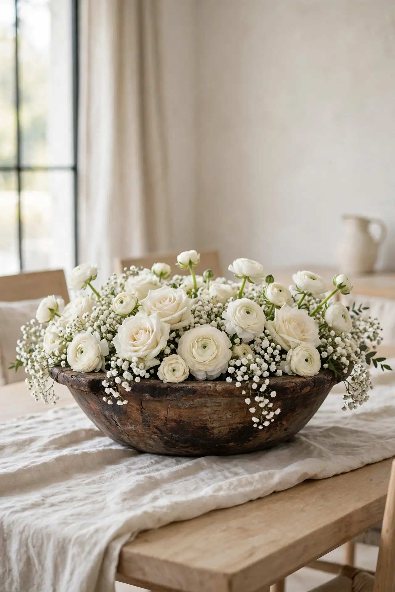 Classic White Florals