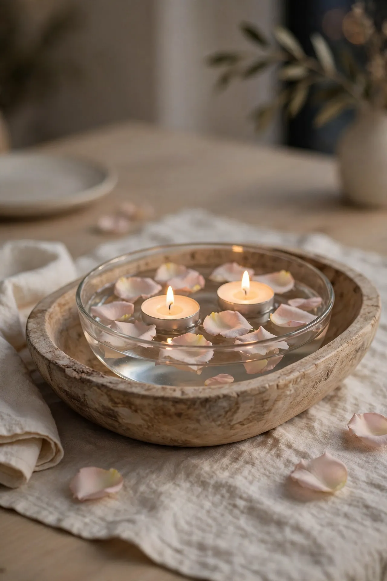 Floating Petal Elegance