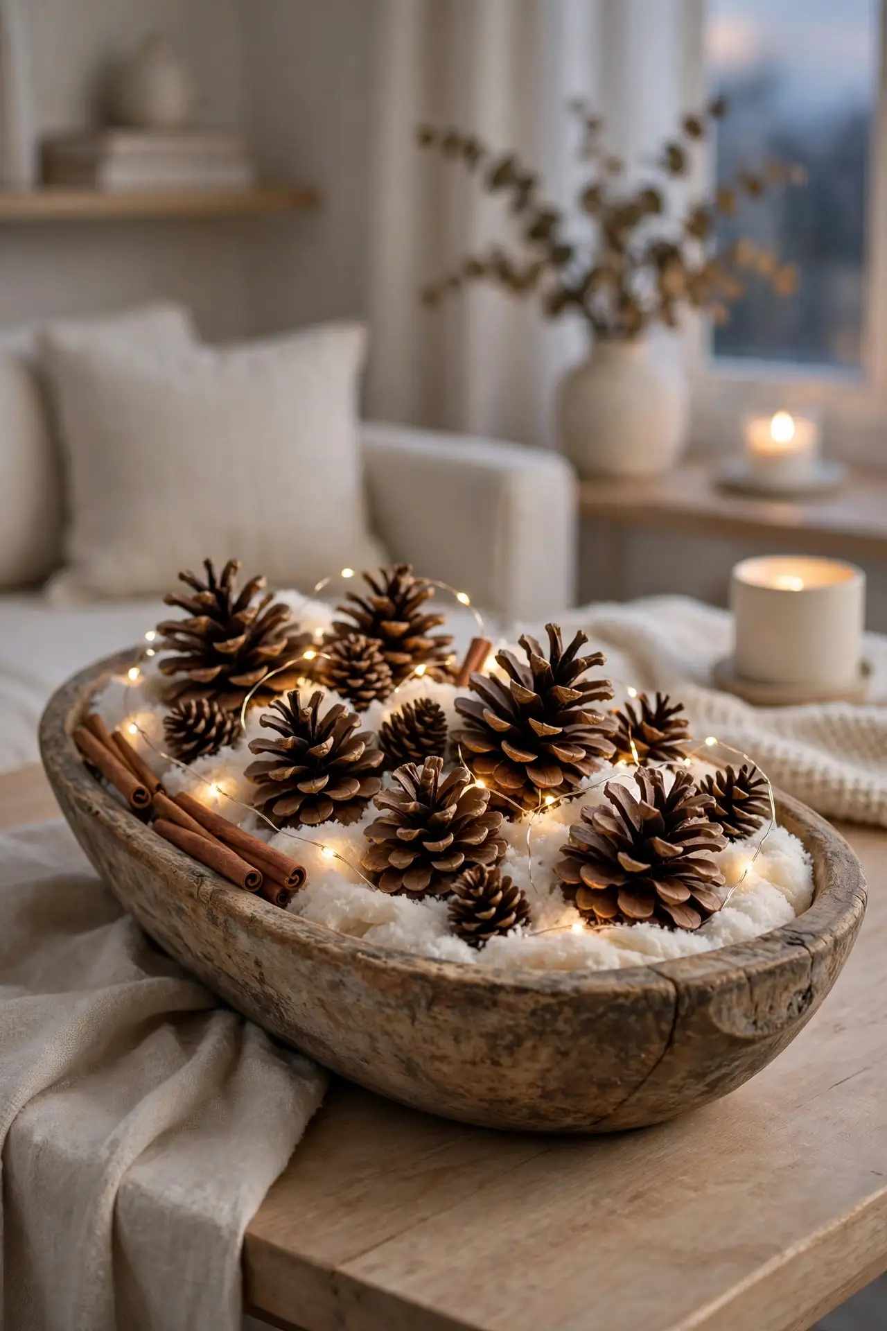 Layered Pinecone Display