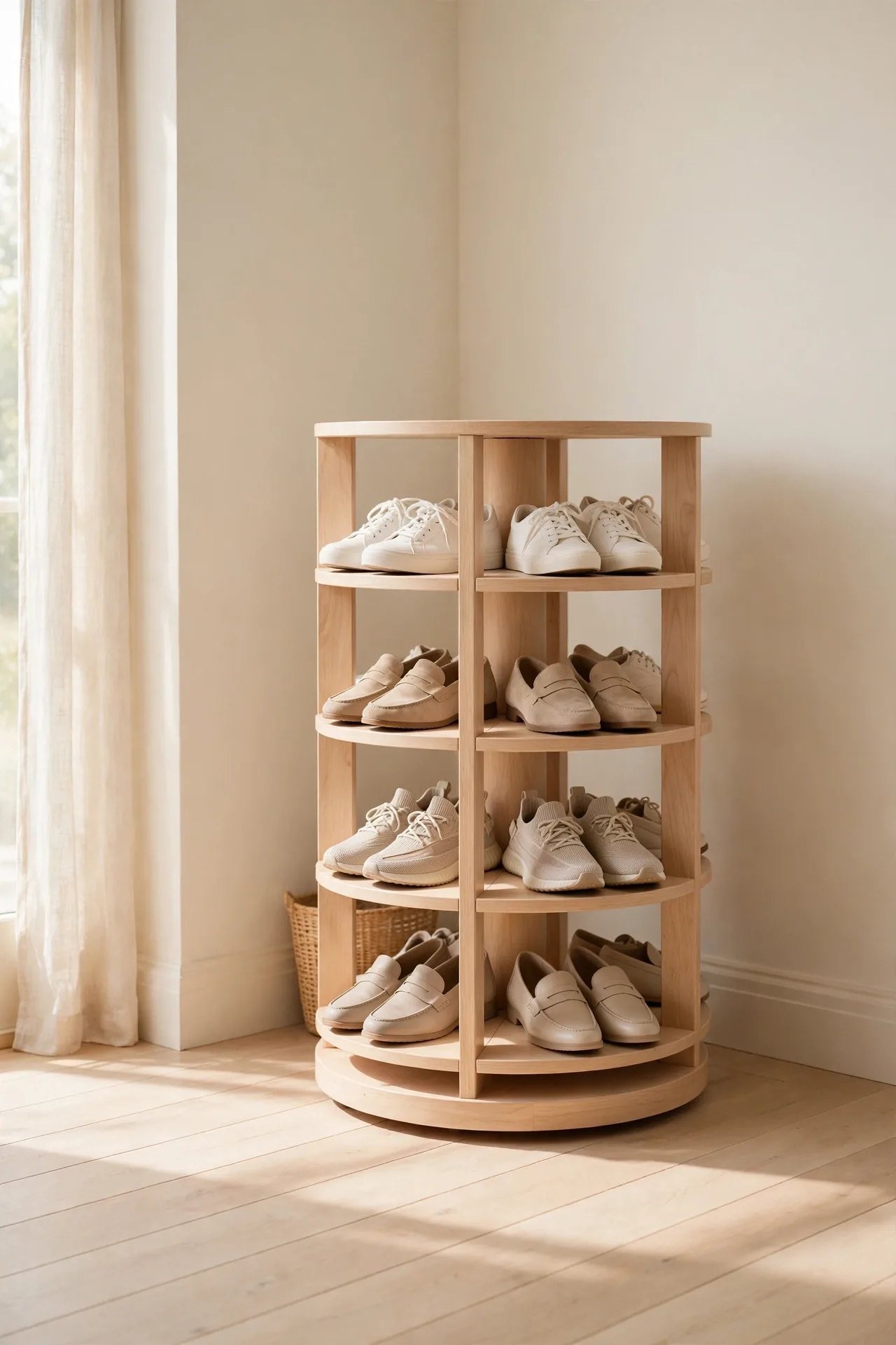 Rotating Shoe Carousel