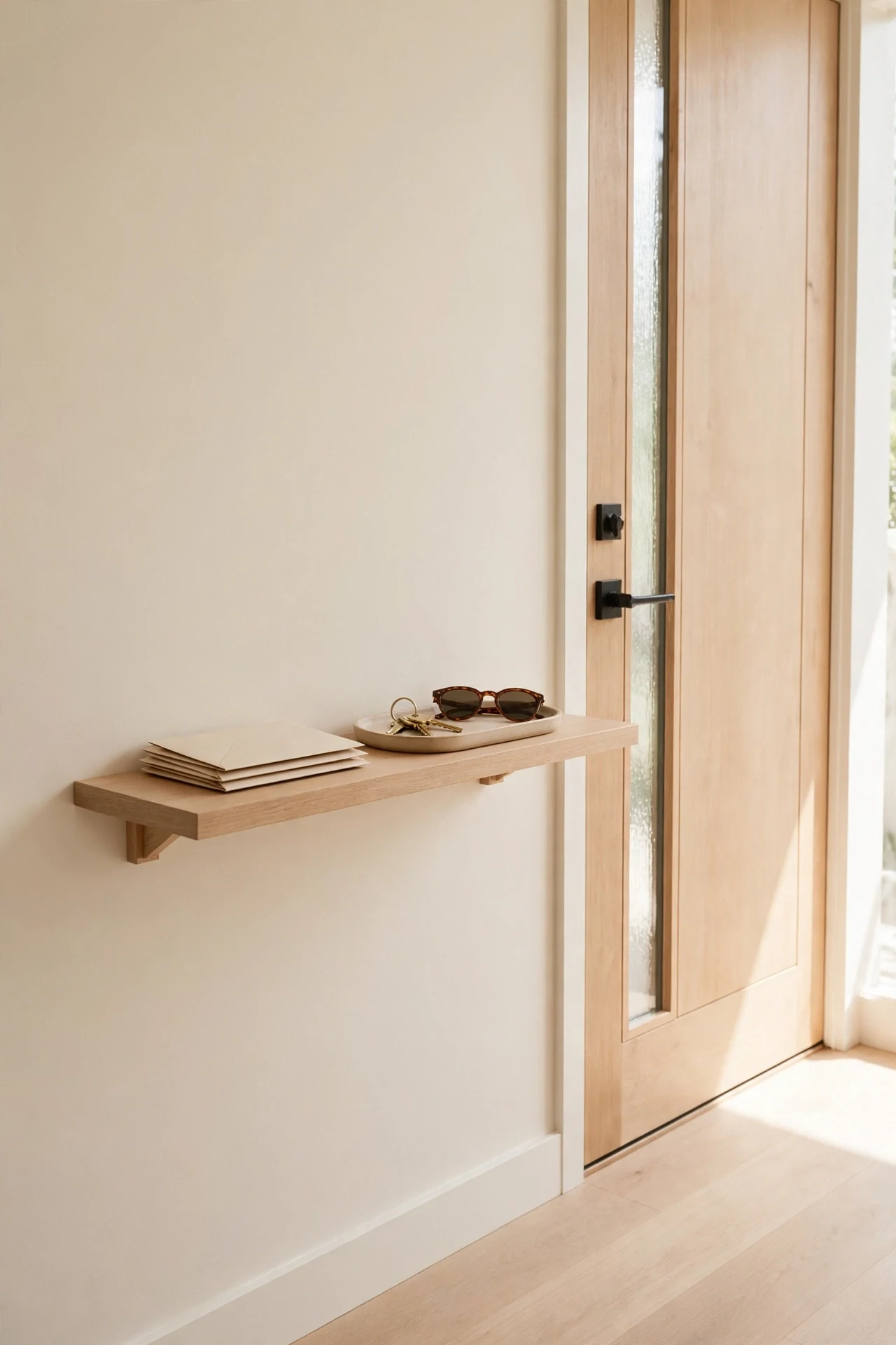 Wall-Mounted Entry Shelves