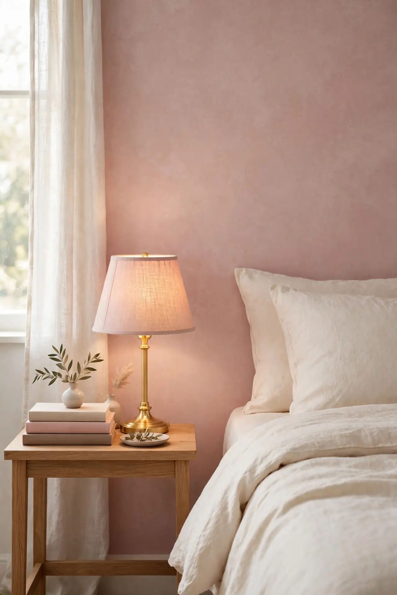 Linen Lampshade Glow