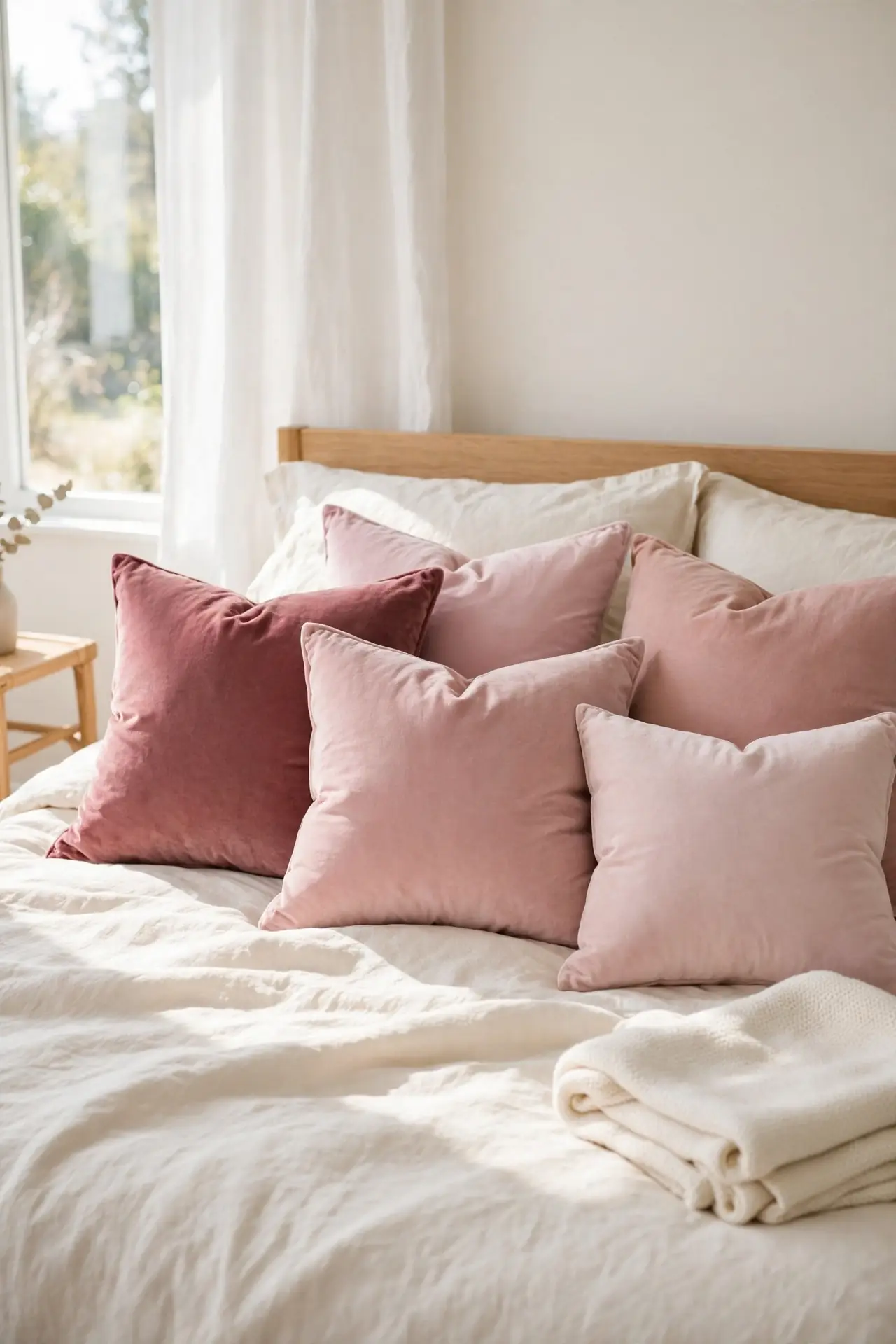 Velvet Pink Cushions