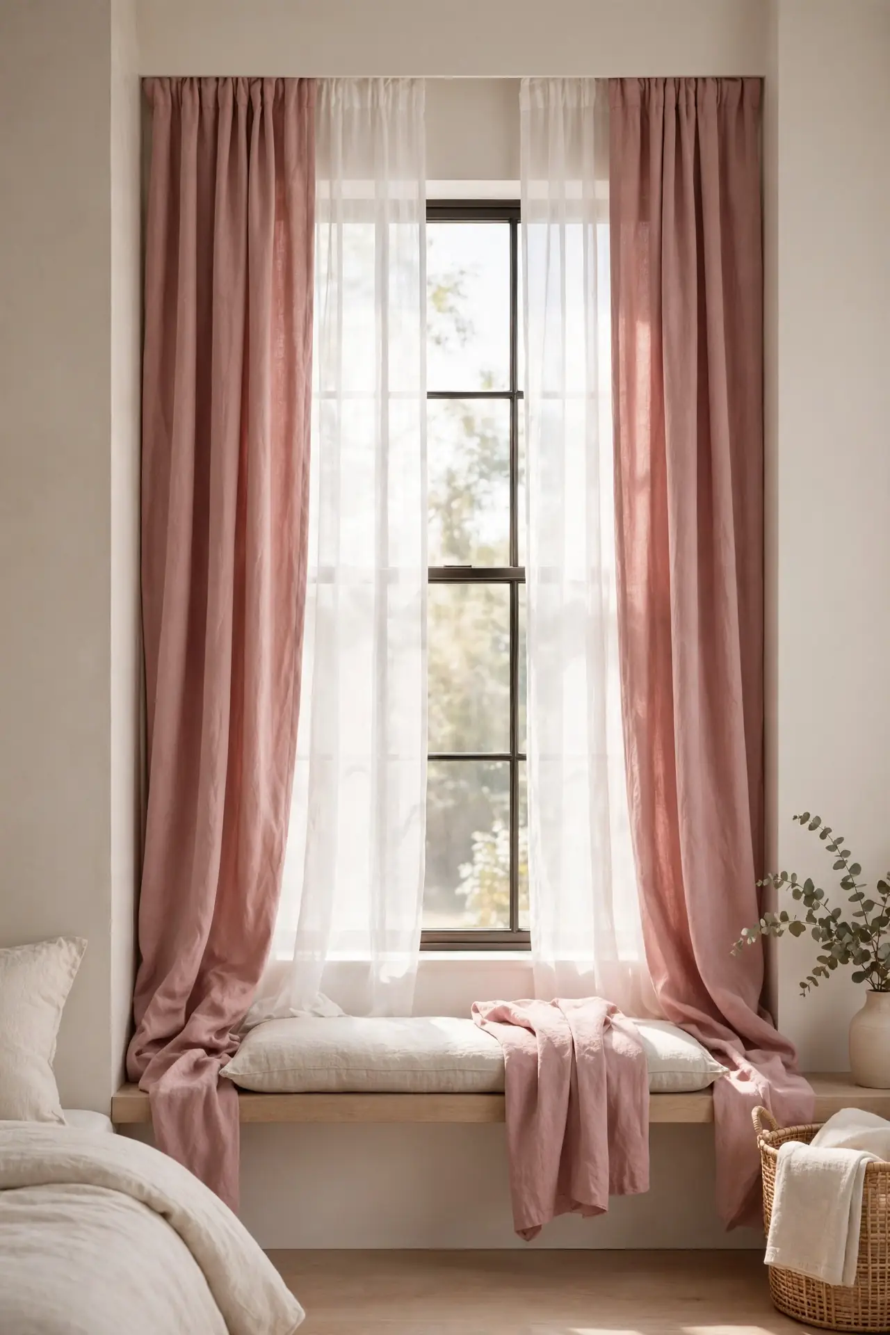Blush Curtain Panels