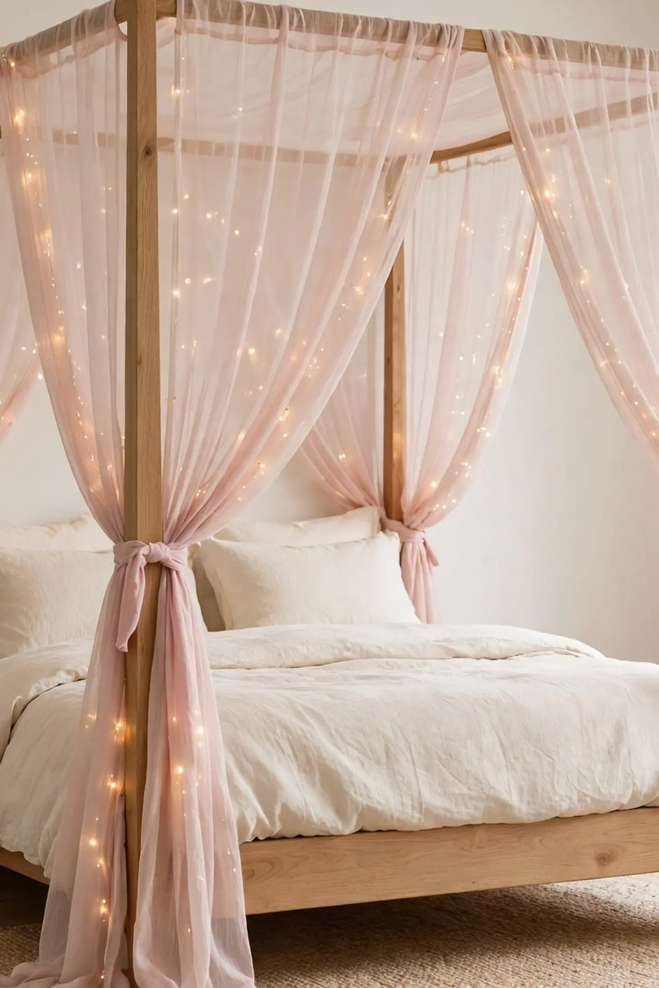 Pink Canopy Bed