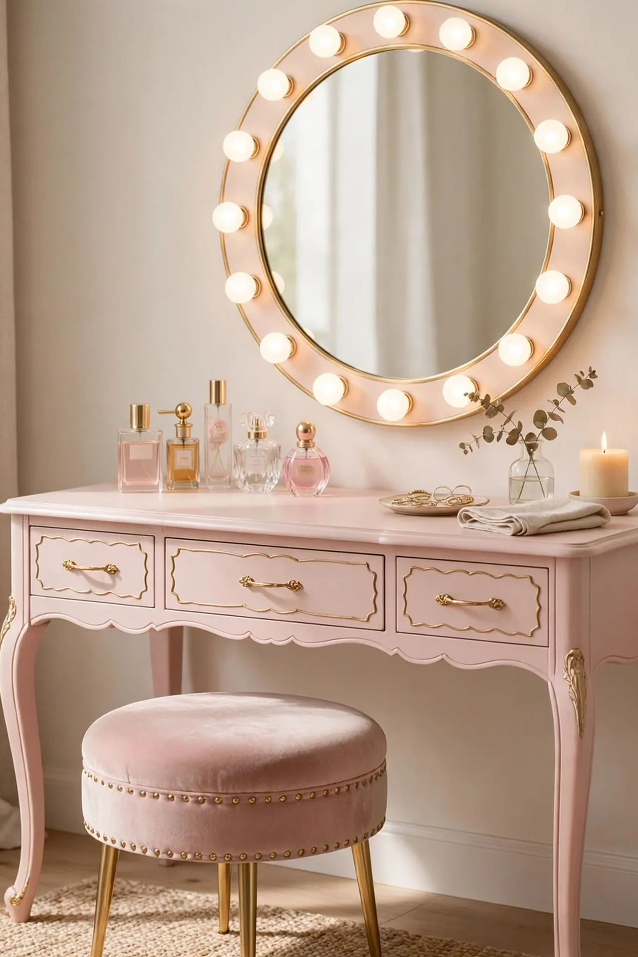 Pink Vanity Corner