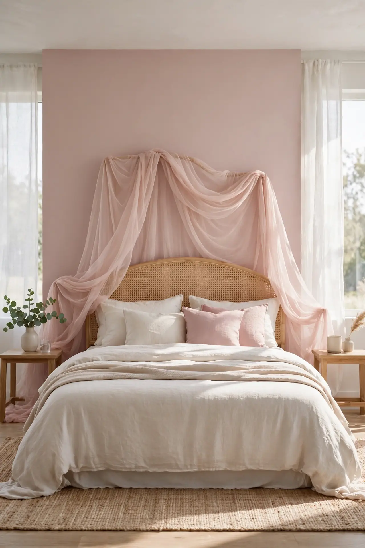 Sheer Bed Drape