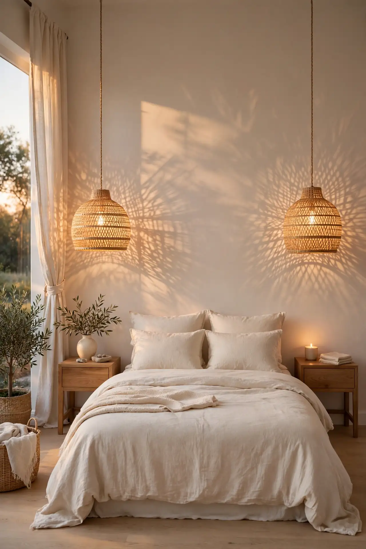 Rattan Light Fixtures