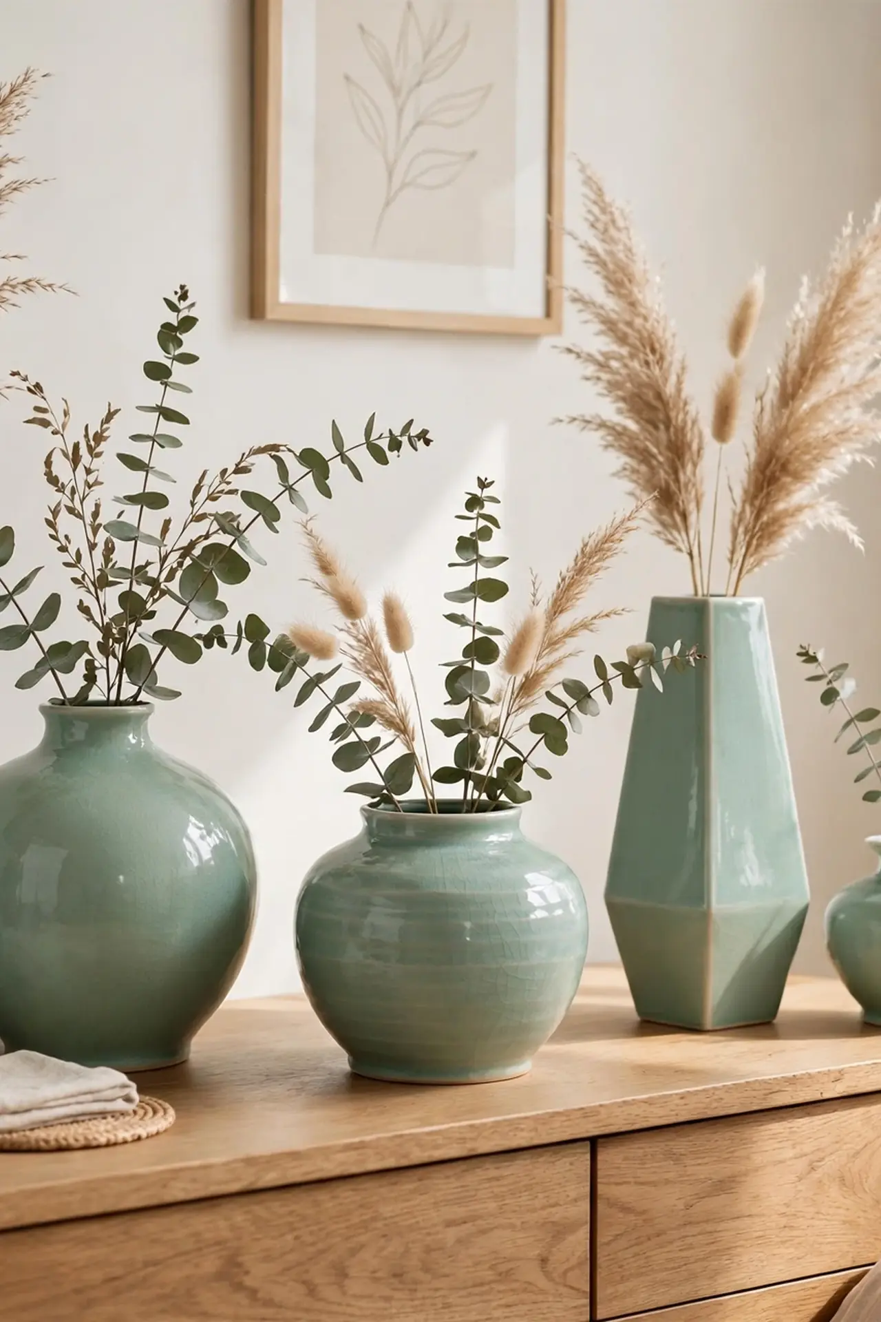 Celadon Ceramic Vases