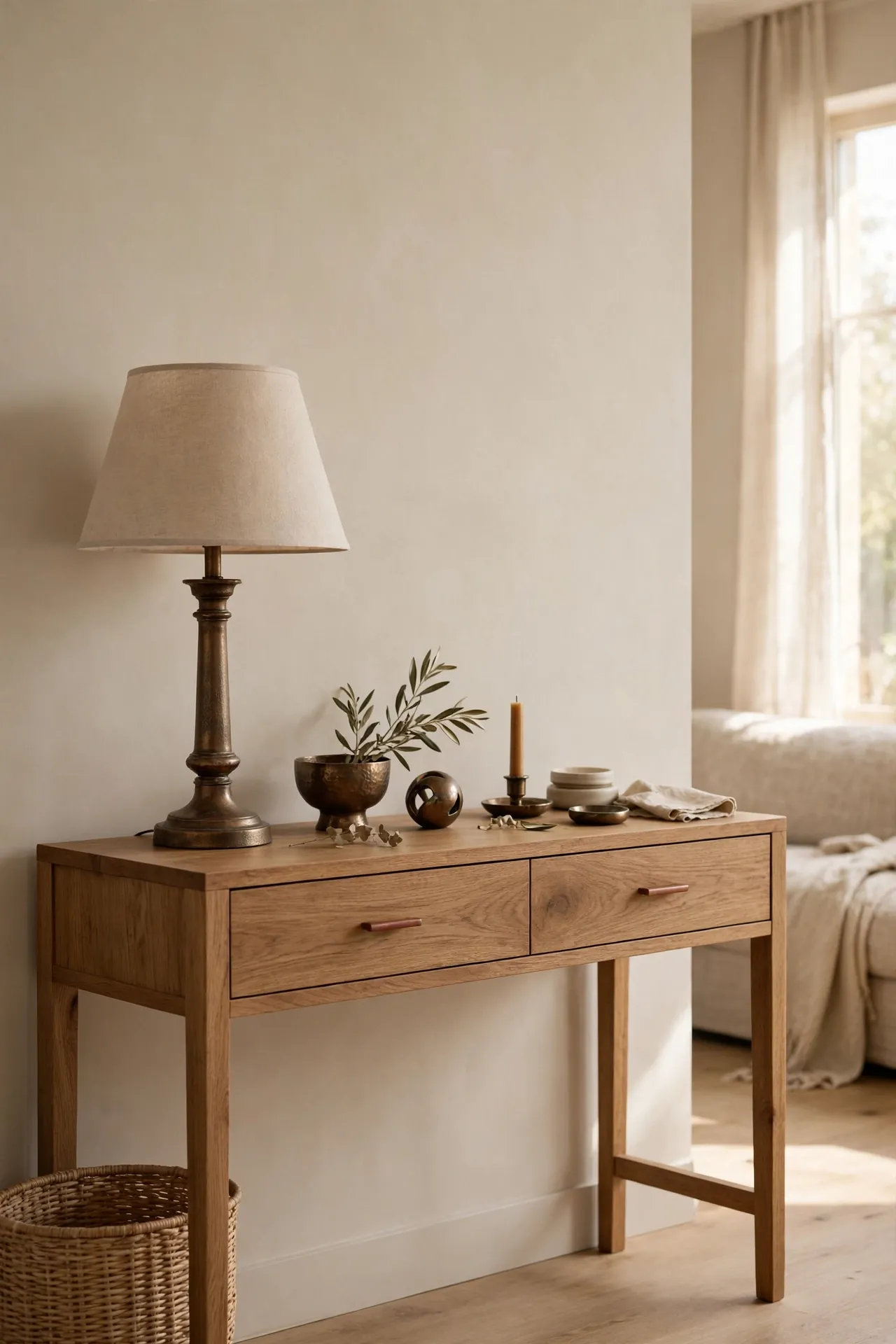 Bronze Metallic Gleam for earthy living room color palette ideas