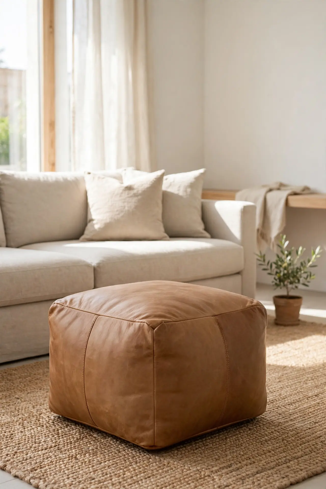 Camel Leather Detail