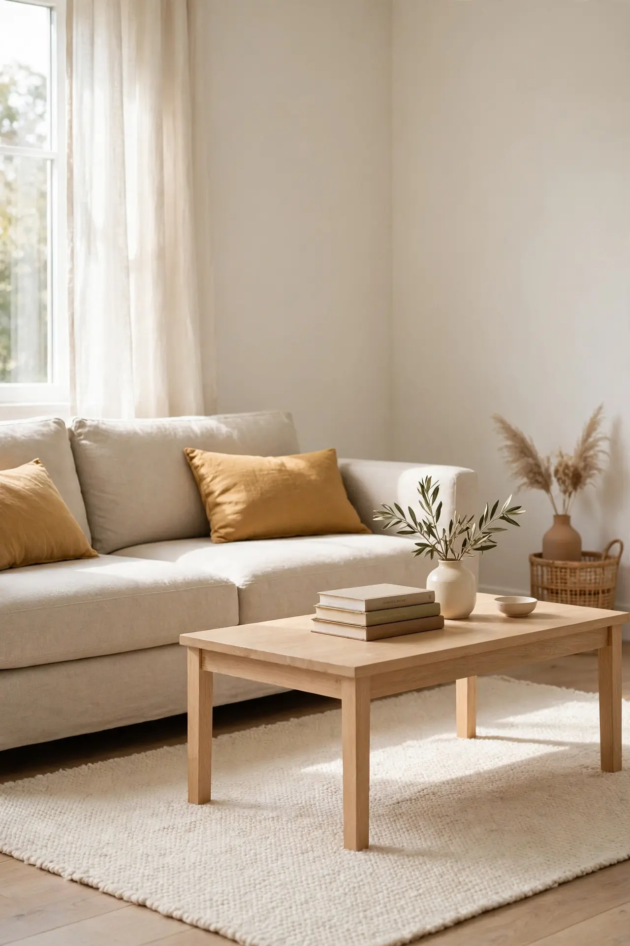 Ochre Cushion Pop