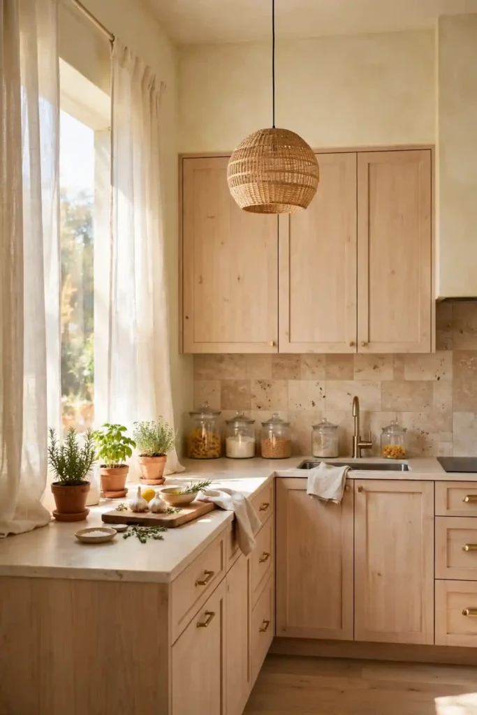 Bright Earthy Modern Kitchen Design Ideas
