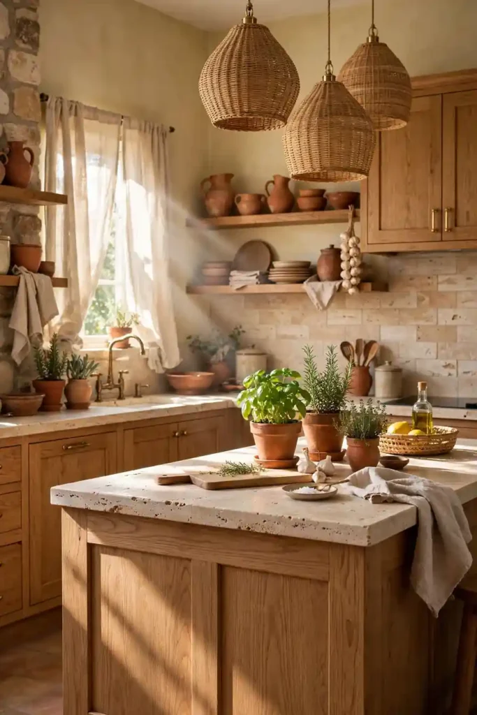 Charming Earthy Modern Kitchen Design Ideas