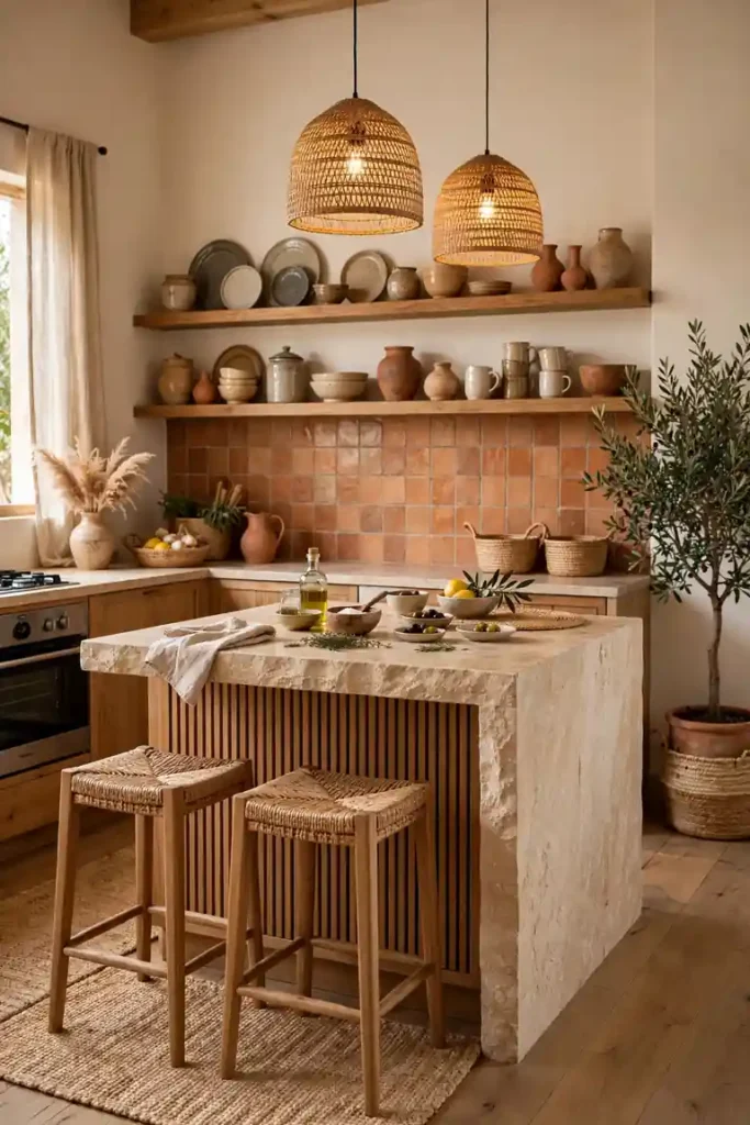Cozy Earthy Modern Kitchen Design Ideas