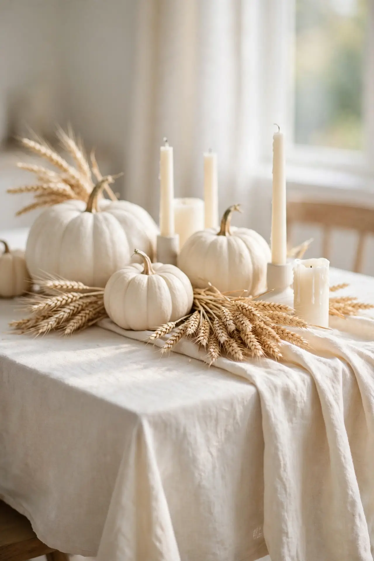 Neutral Linen Table