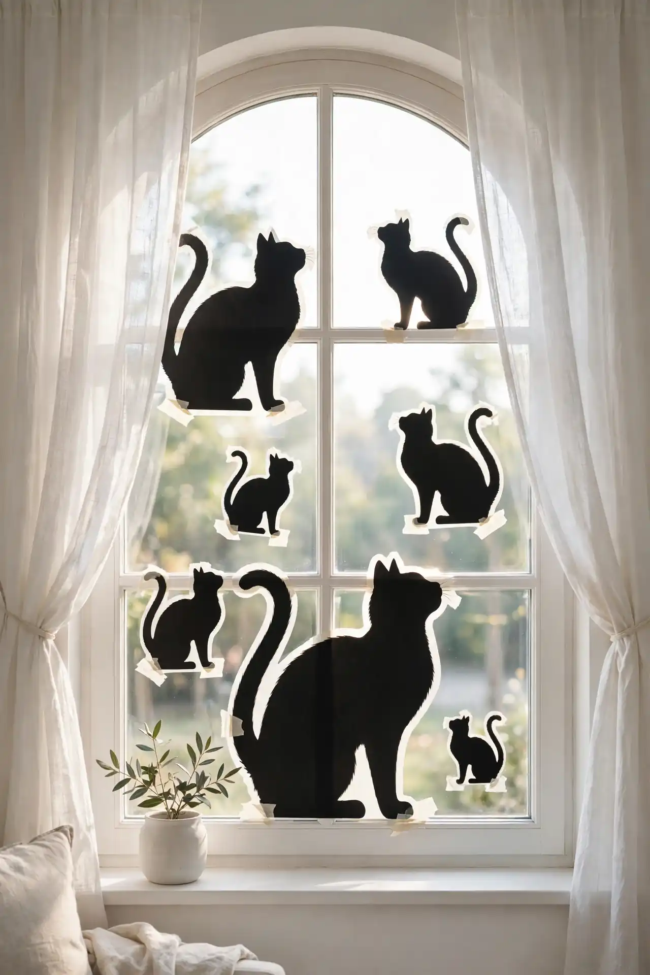 Black Cat Silhouettes