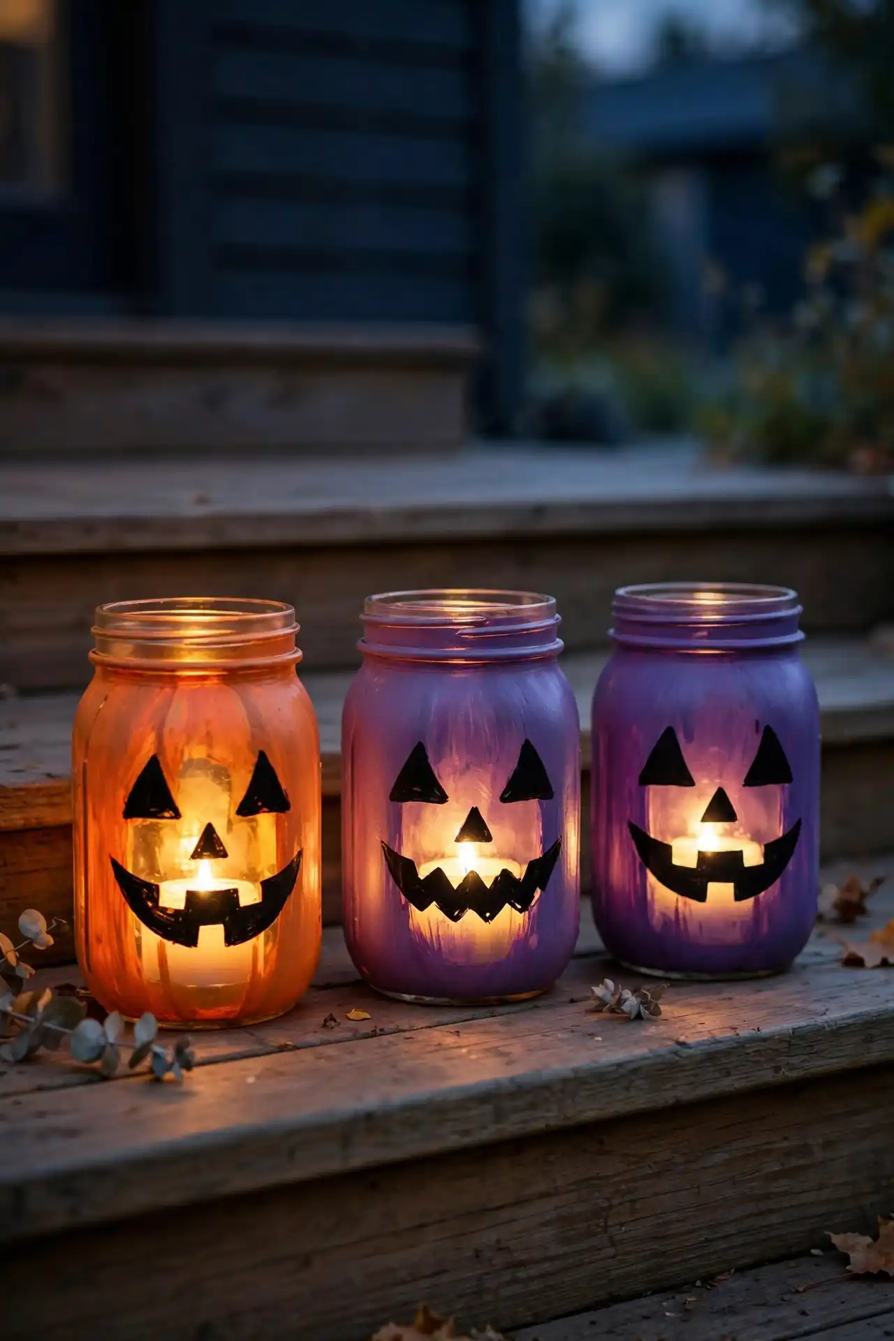 Mason Jar Glow Lanterns