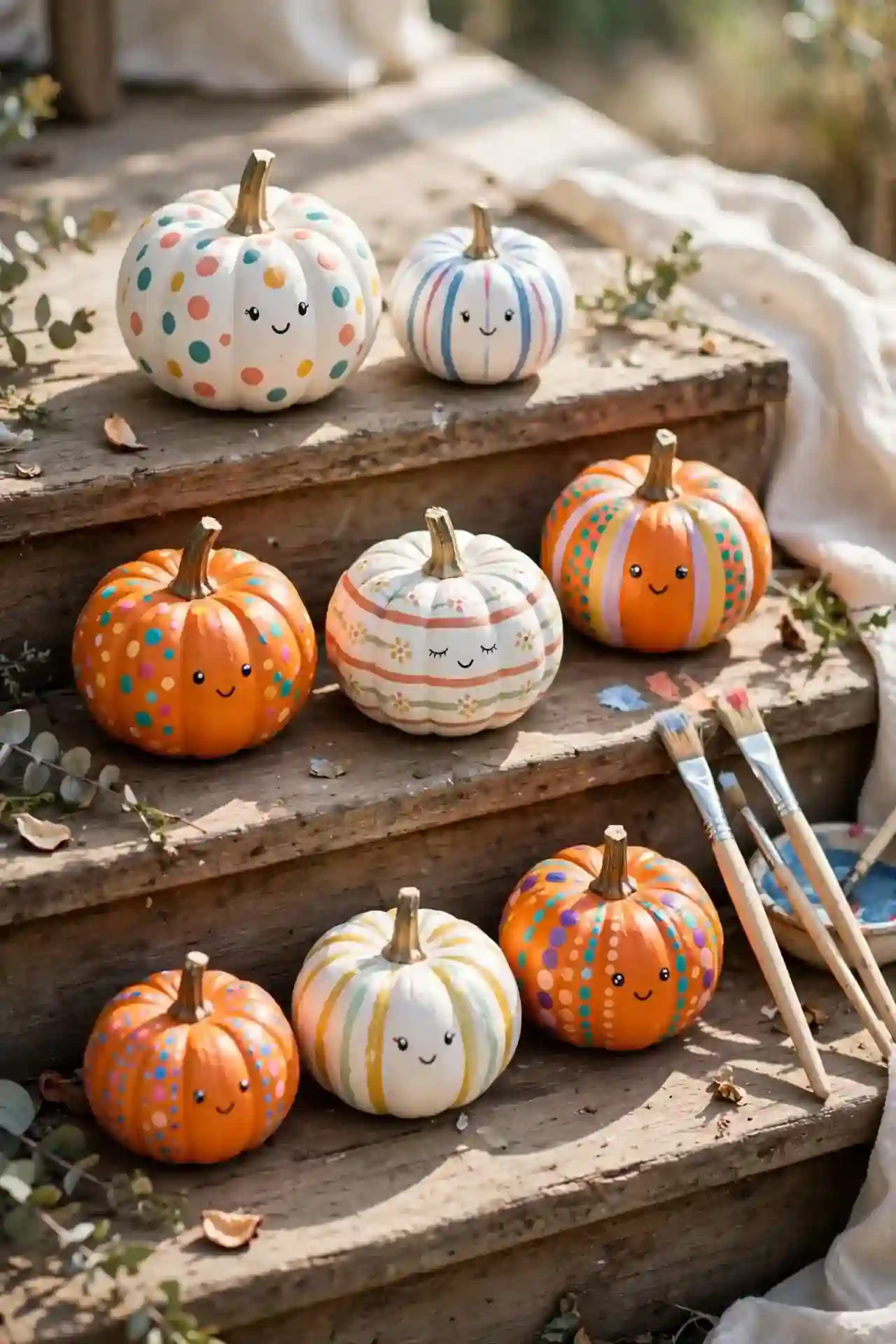 Painted Mini Pumpkins