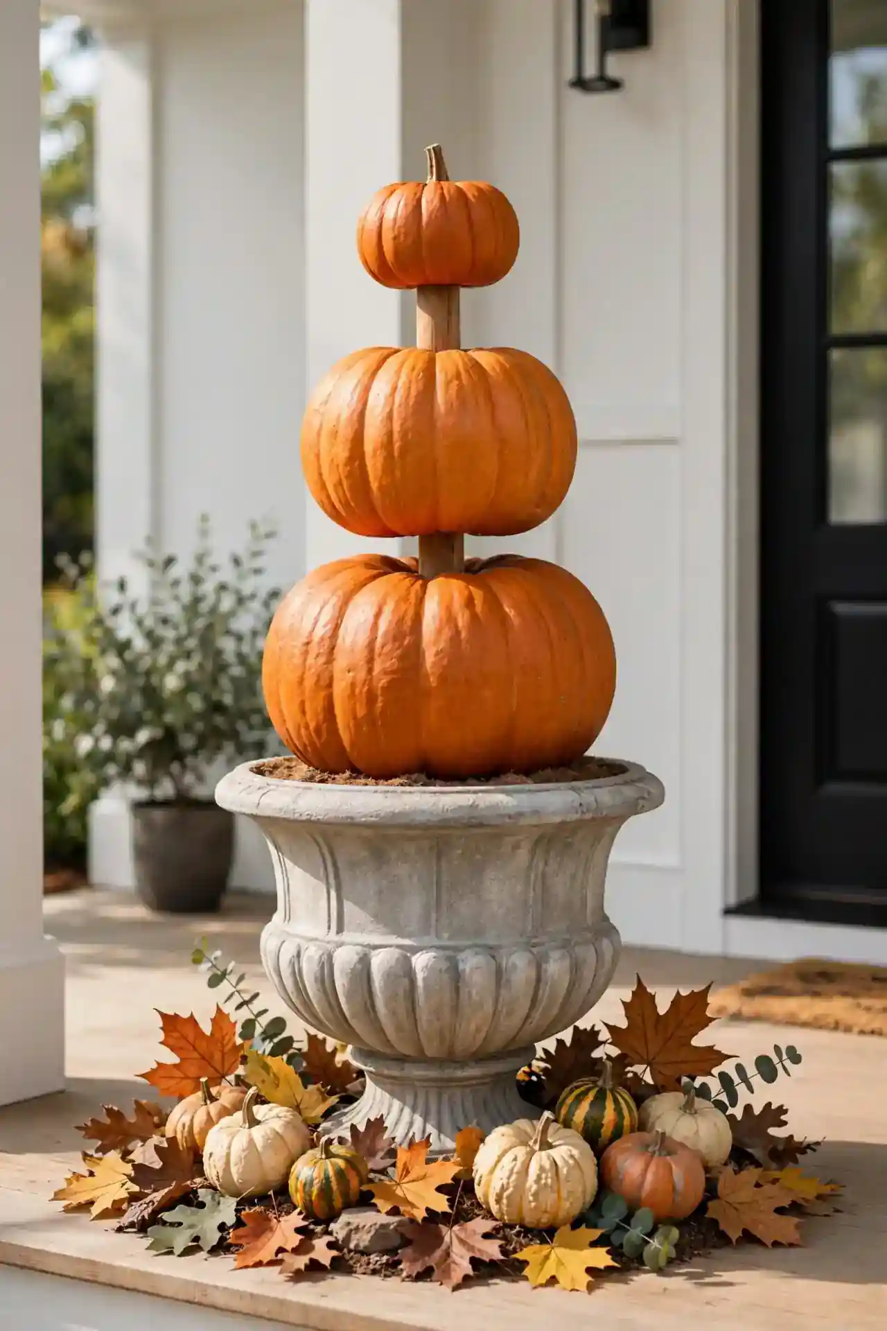 Pumpkin Stack Topiary