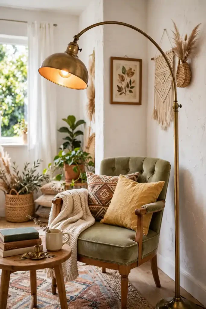 Antique Brass Floor Lamps