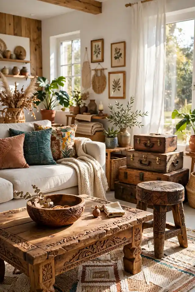Carved Wooden Accents