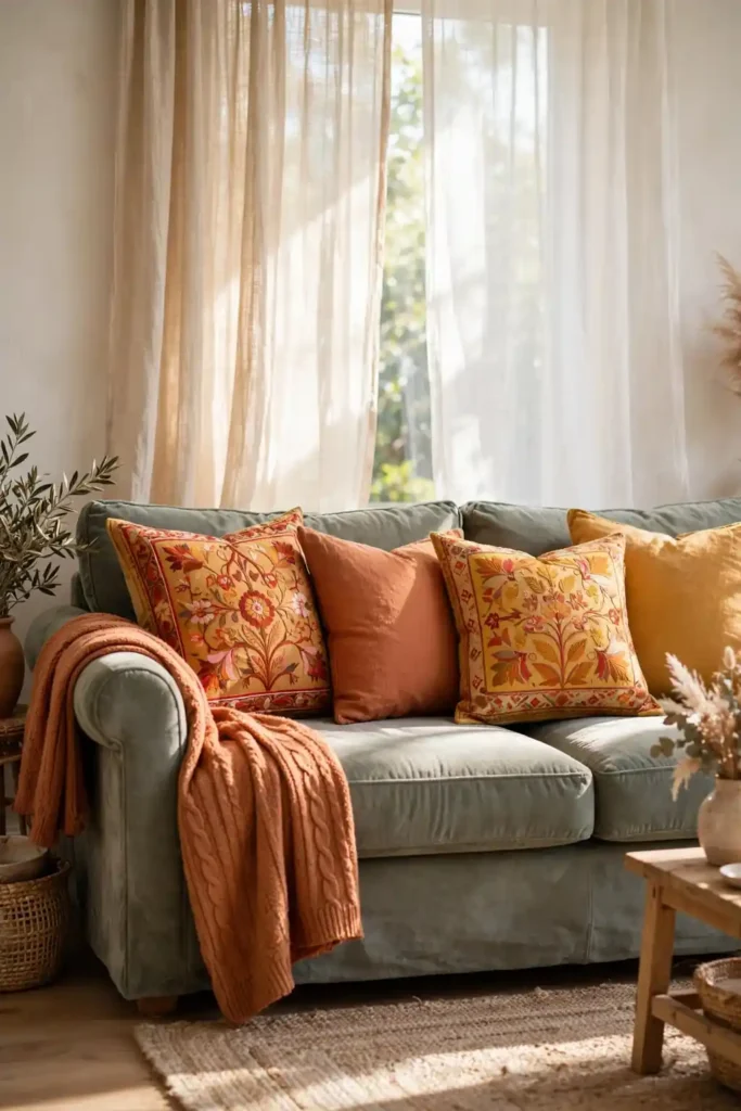 Eclectic Throw Pillow Mix