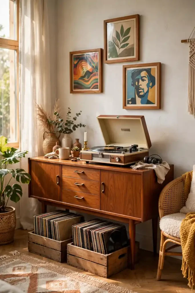 Retro Record Corners