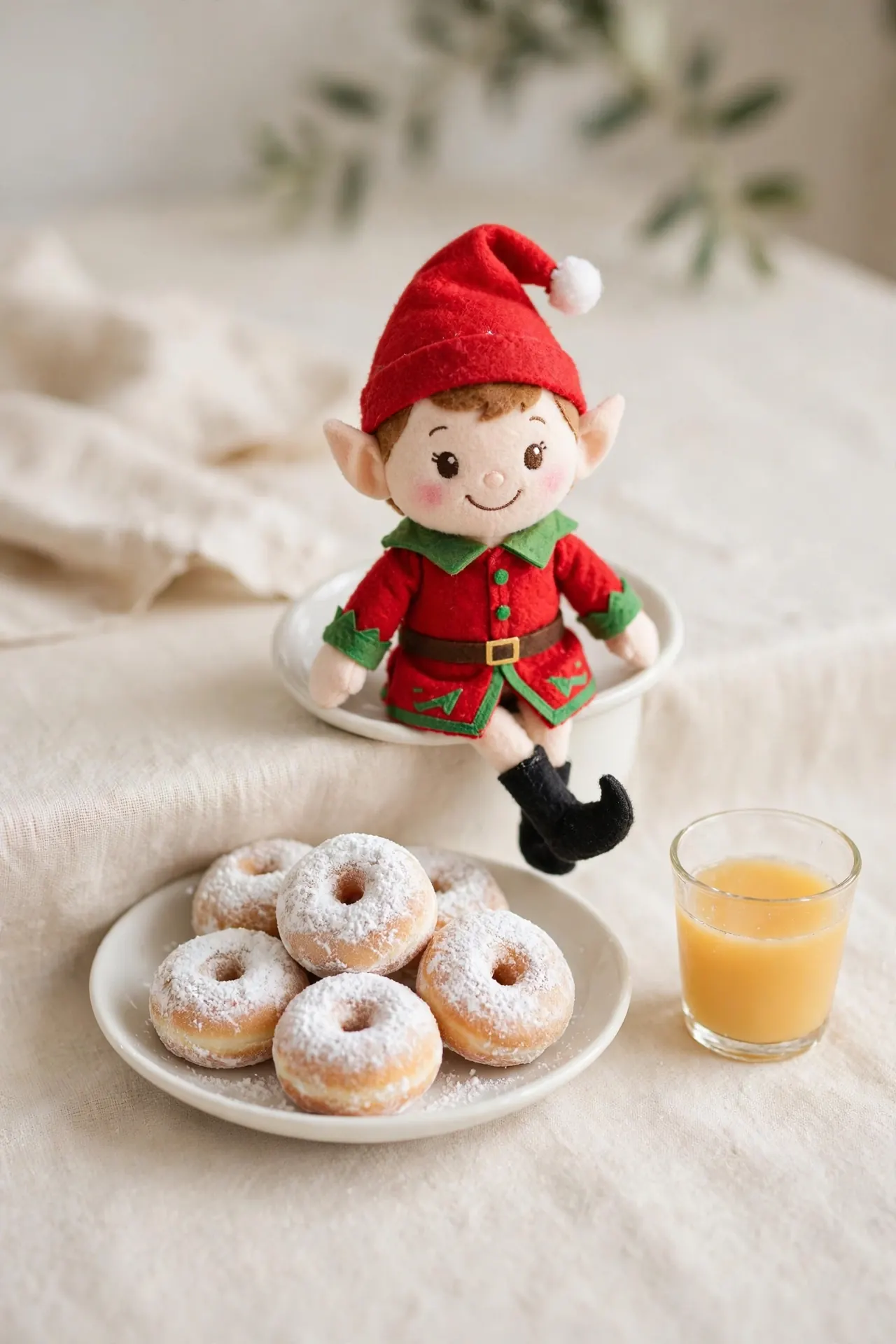 Elf Donut Breakfast