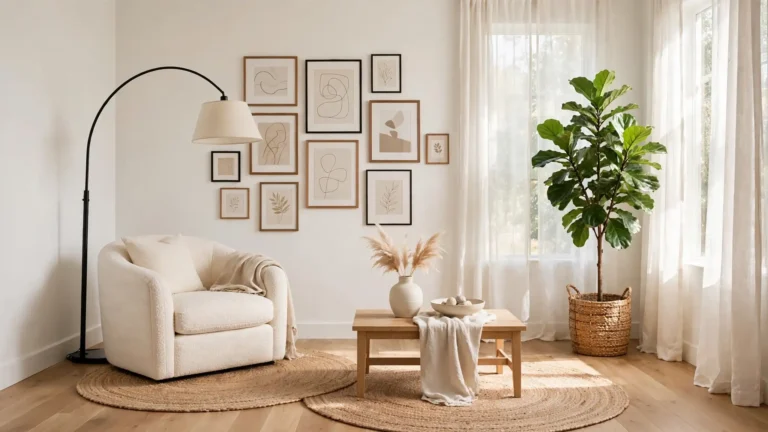 empty corner in living room ideas