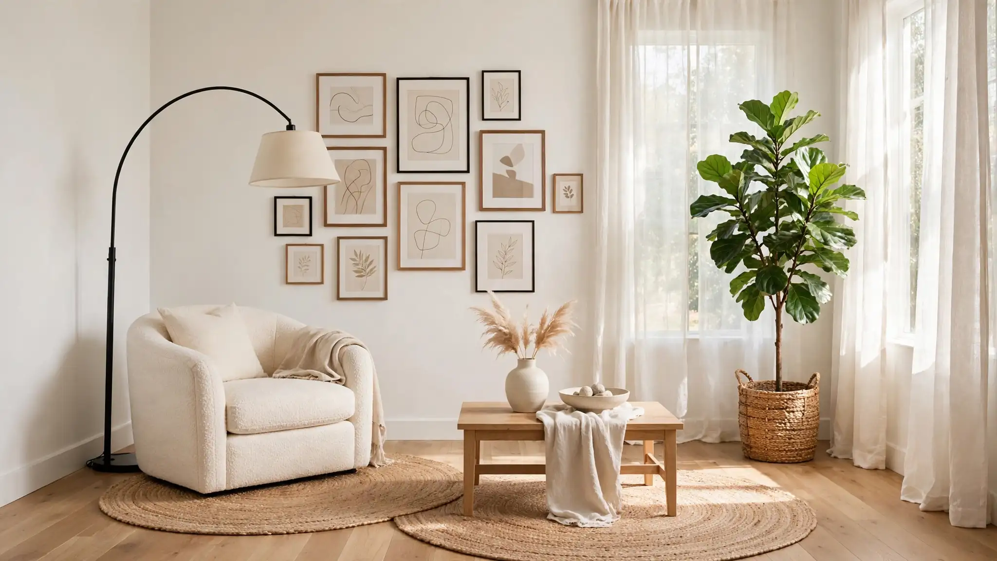 empty corner in living room ideas