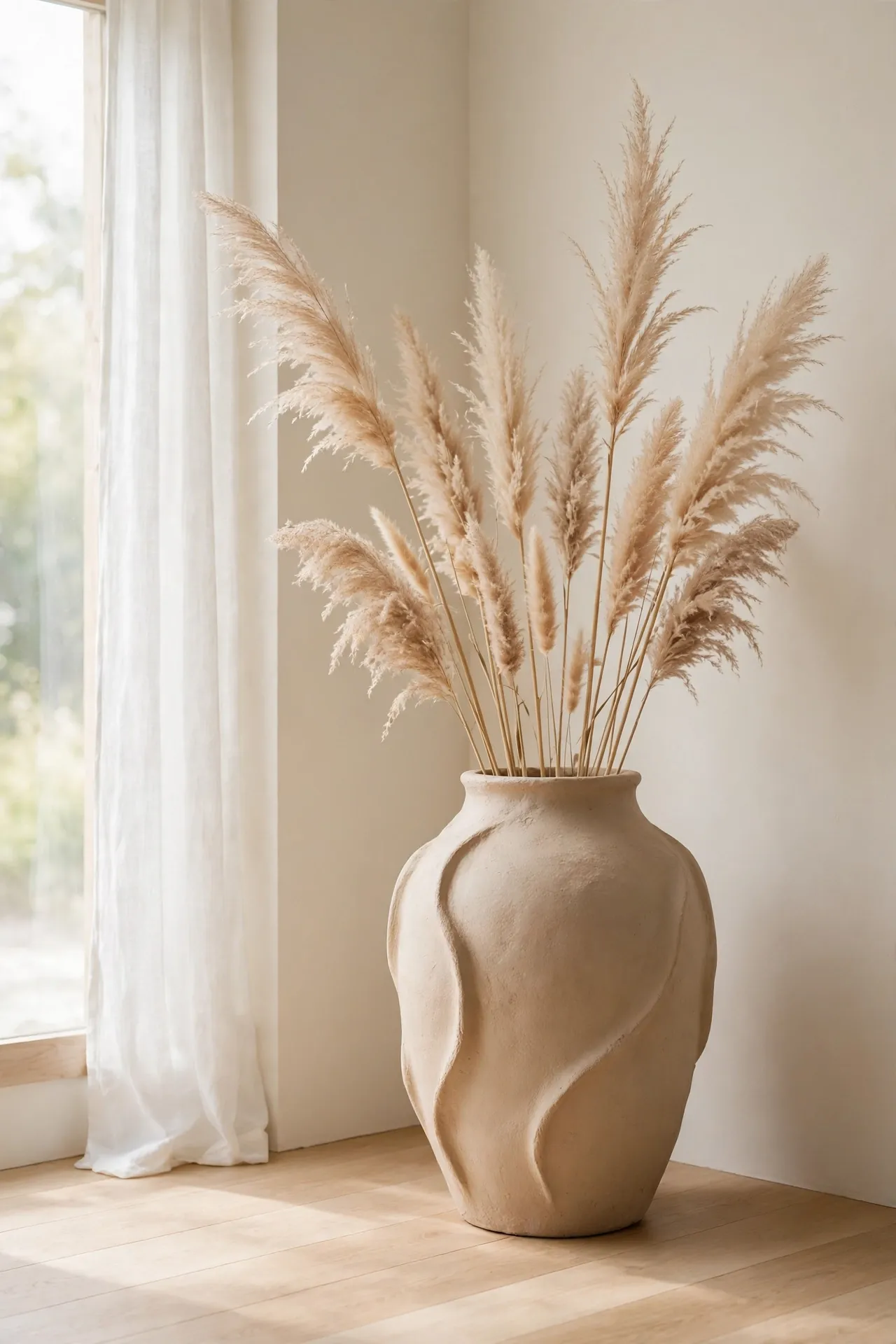 Sculpted Floor Vase