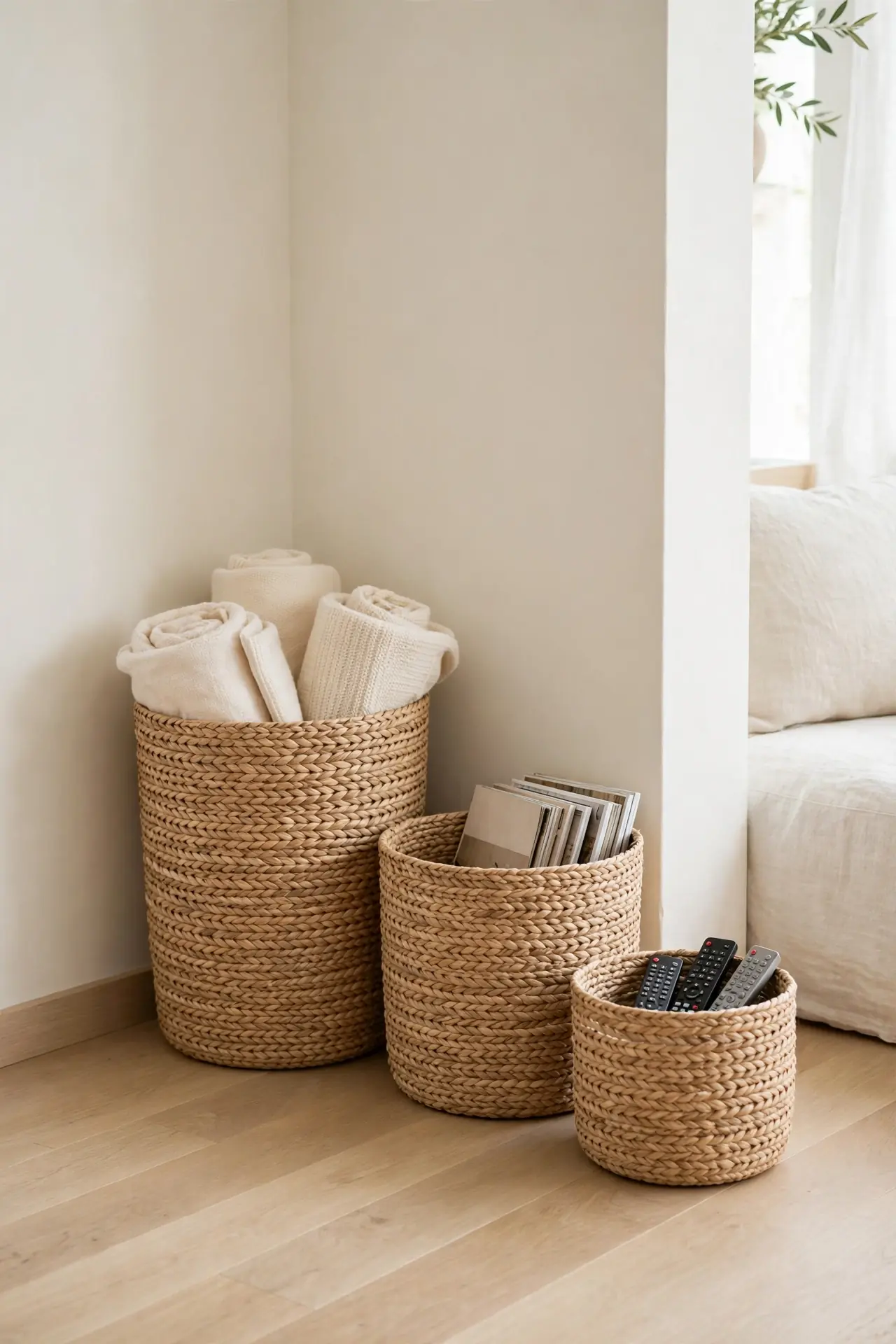 Woven Basket Trio