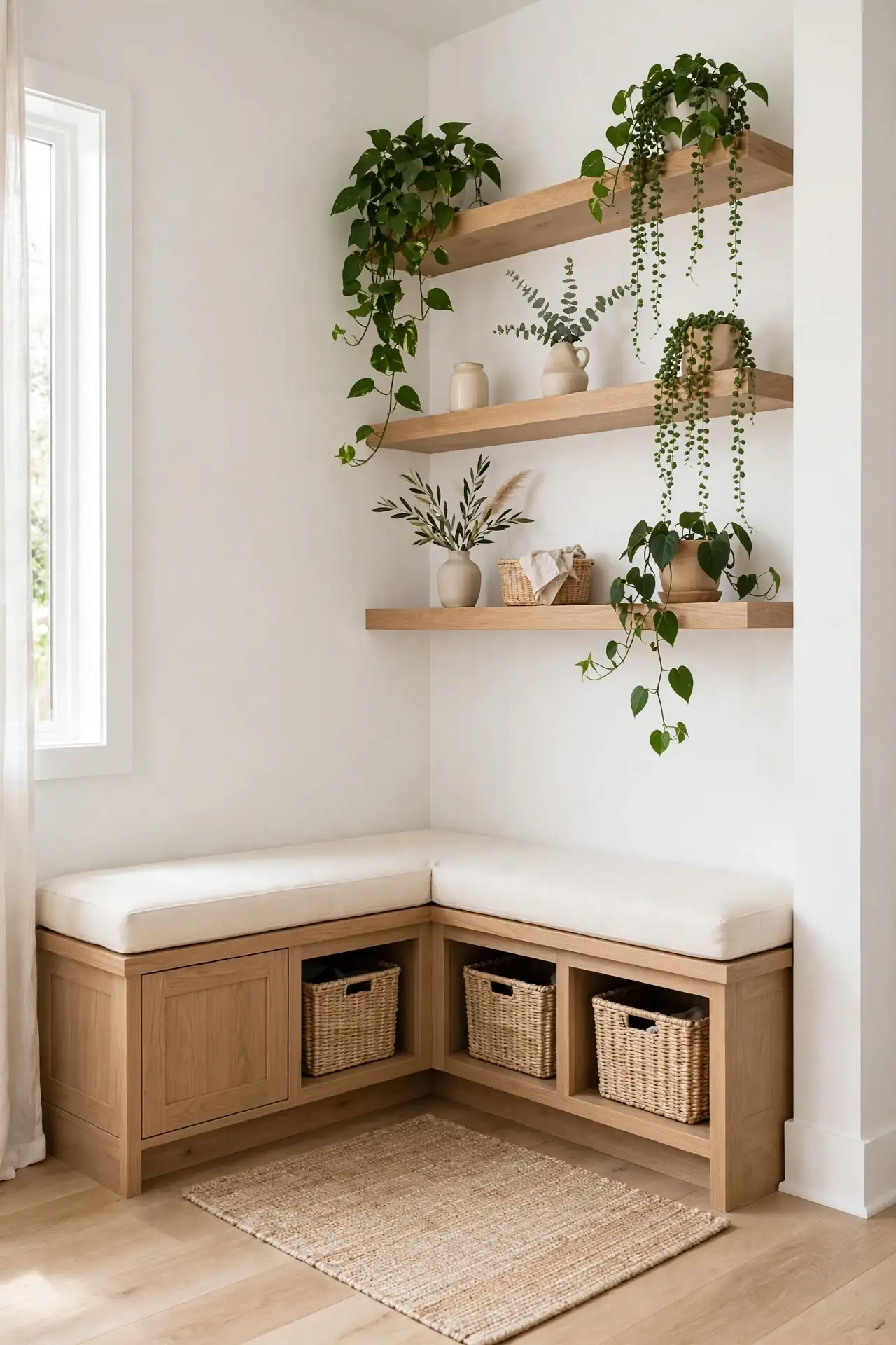 Corner Fit Bench