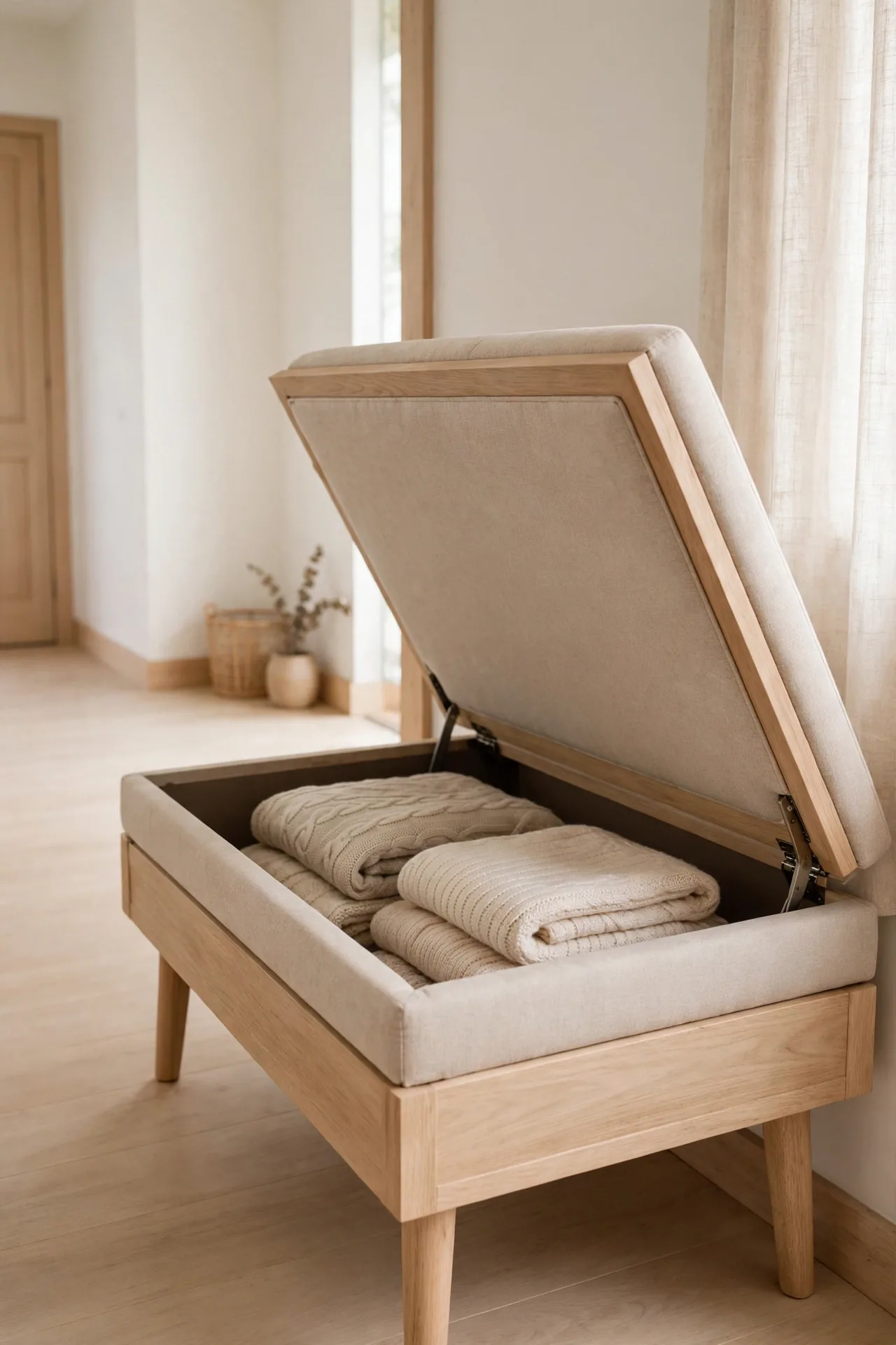 Lift-Top Storage Seat