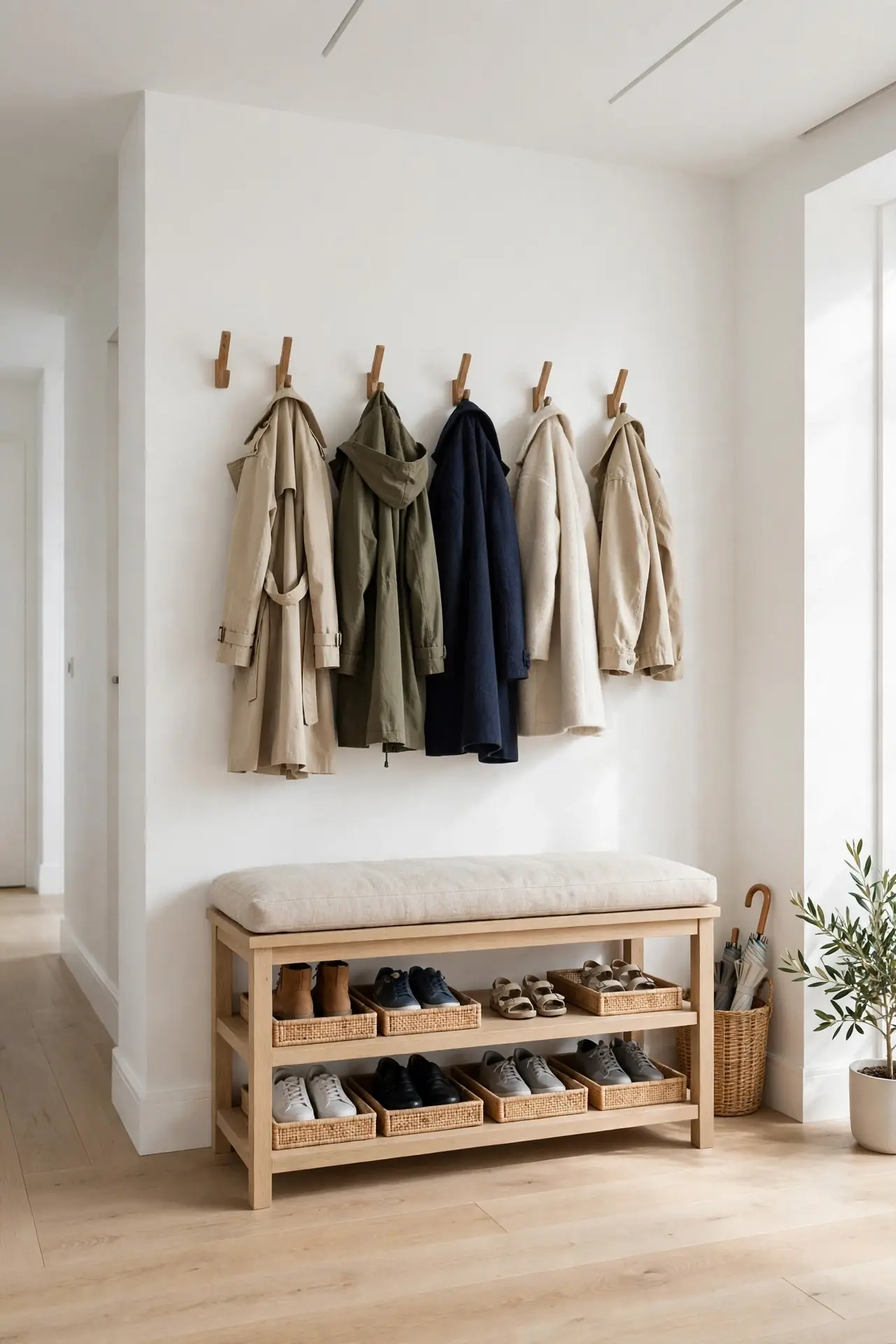 Open Shelf Bench