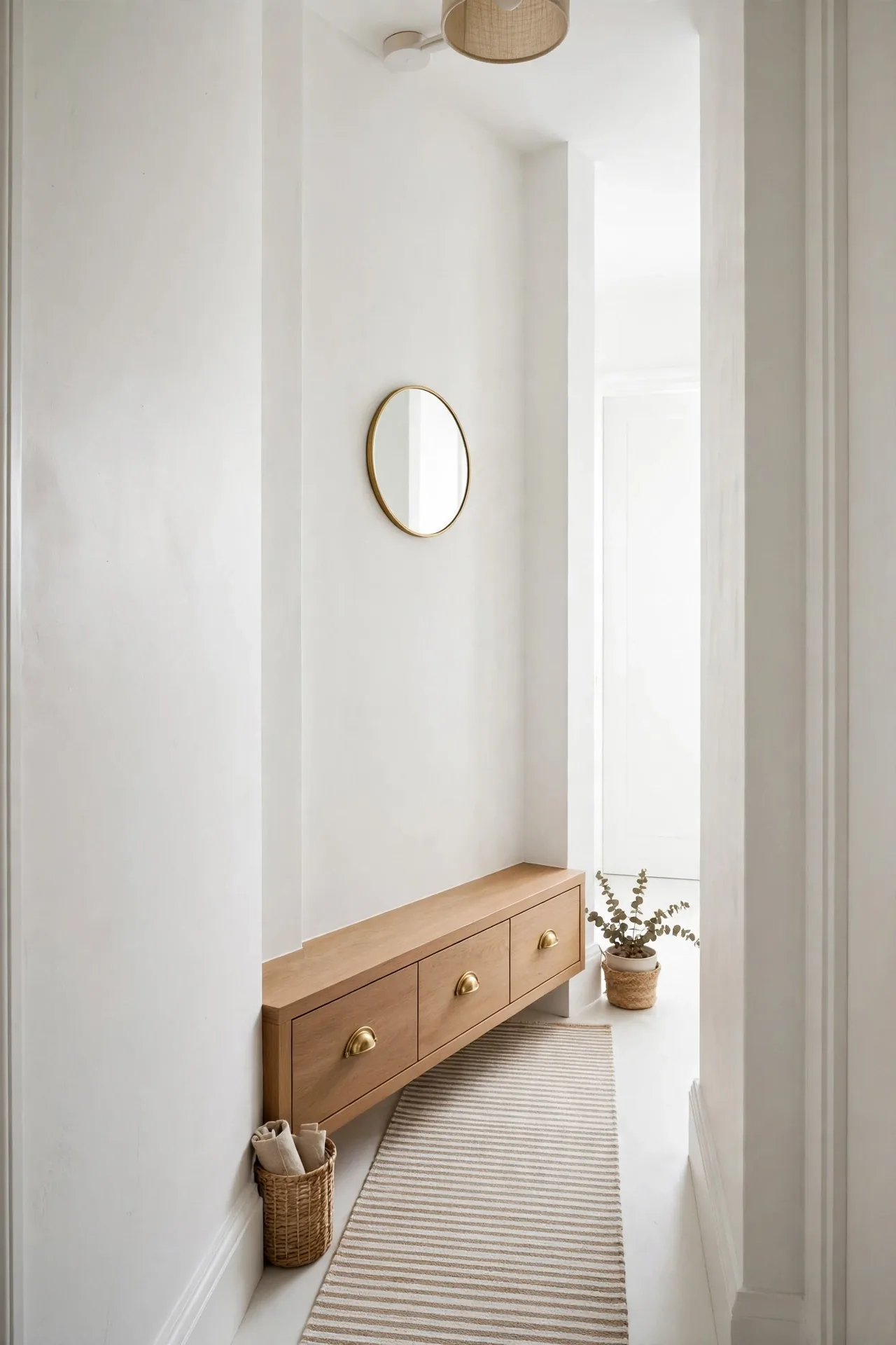 Slim Hallway Bench