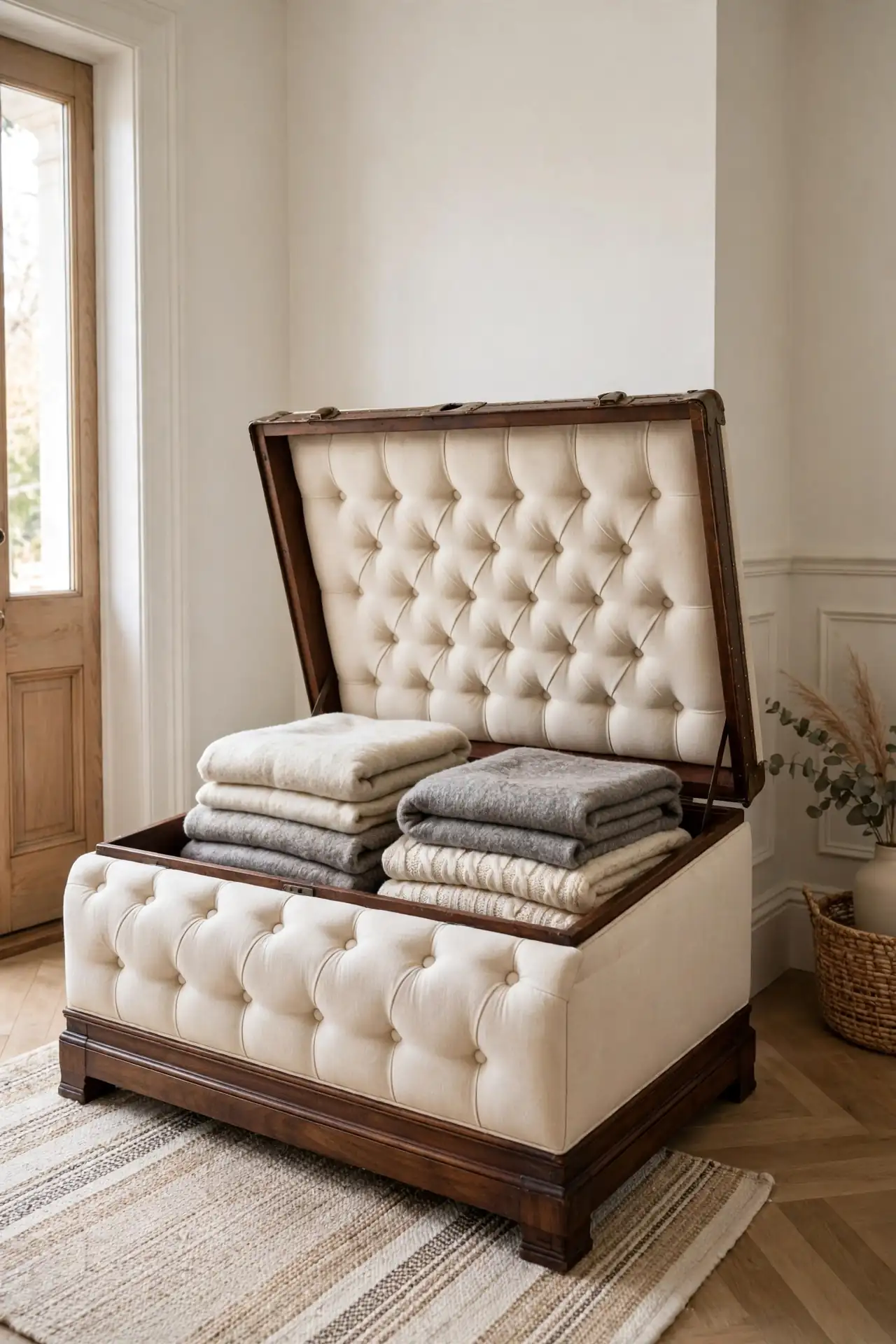 Upholstered Trunk Bench